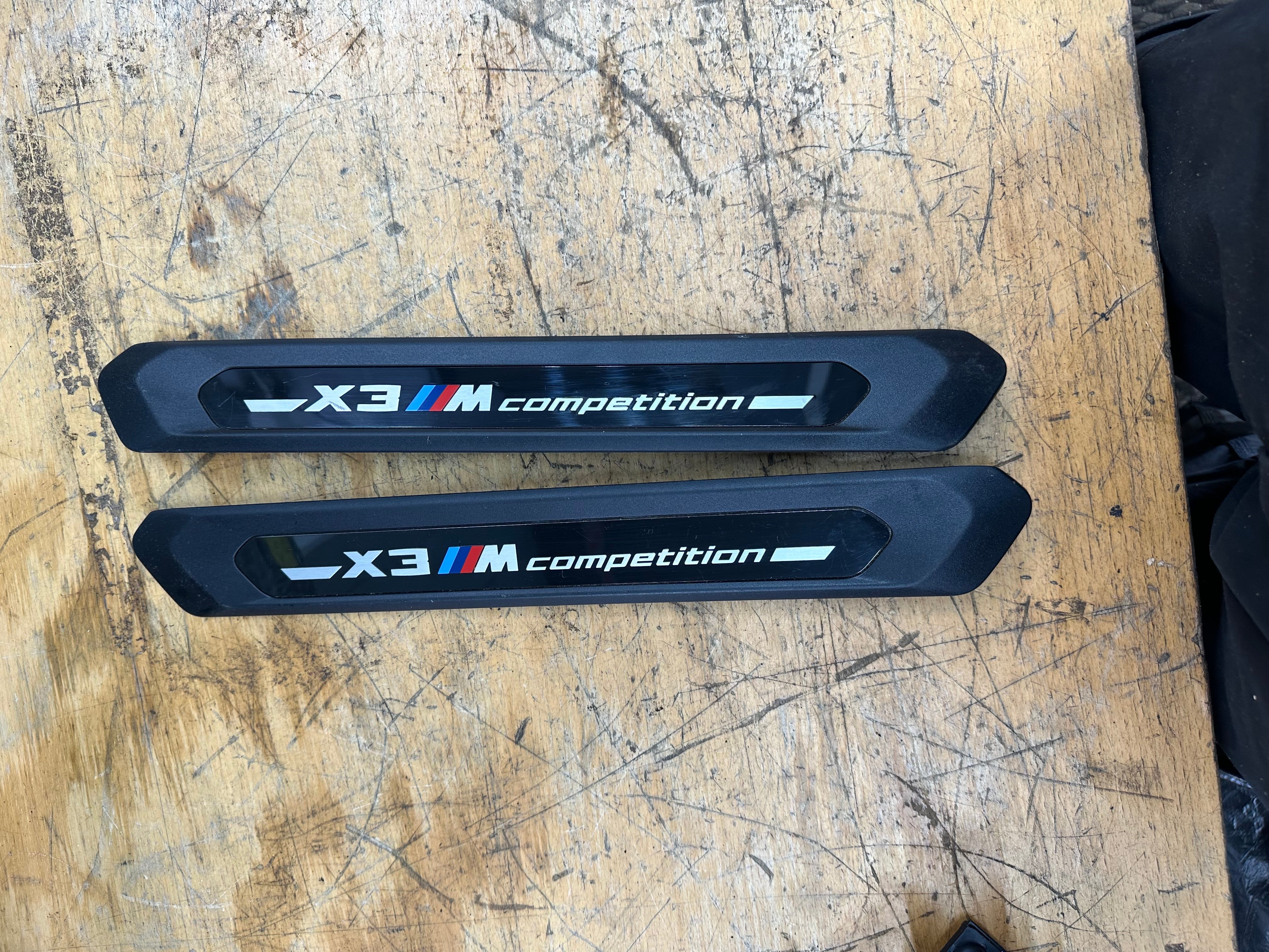 BMW X3 Series M Competition F97/G01 Front Door Sill Trims Set (8077612)