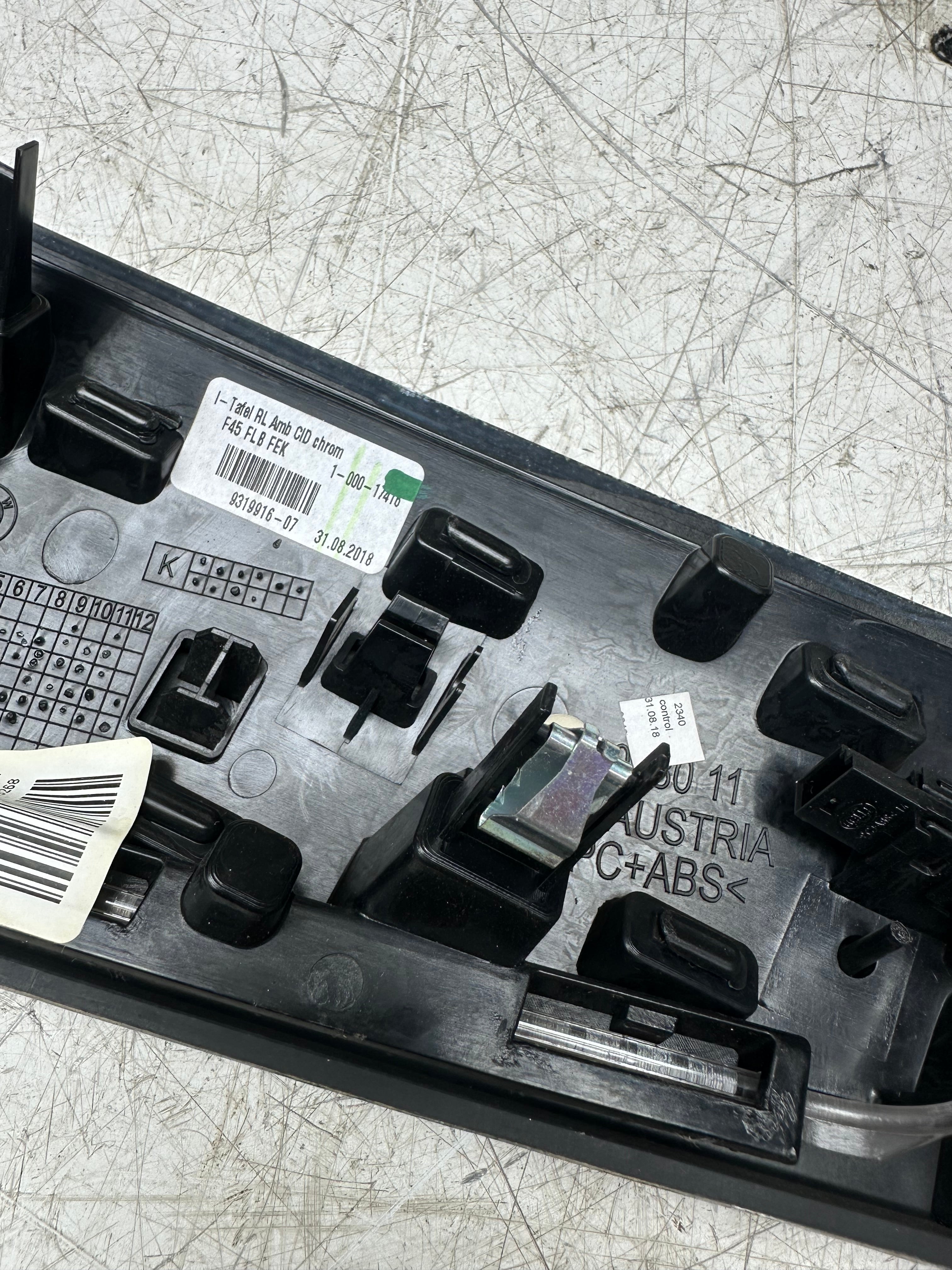 BMW 2 Series Gran Tourer F46 Dashboard Interior Cover Trim / Air Vents (2015–2021)(9287289)