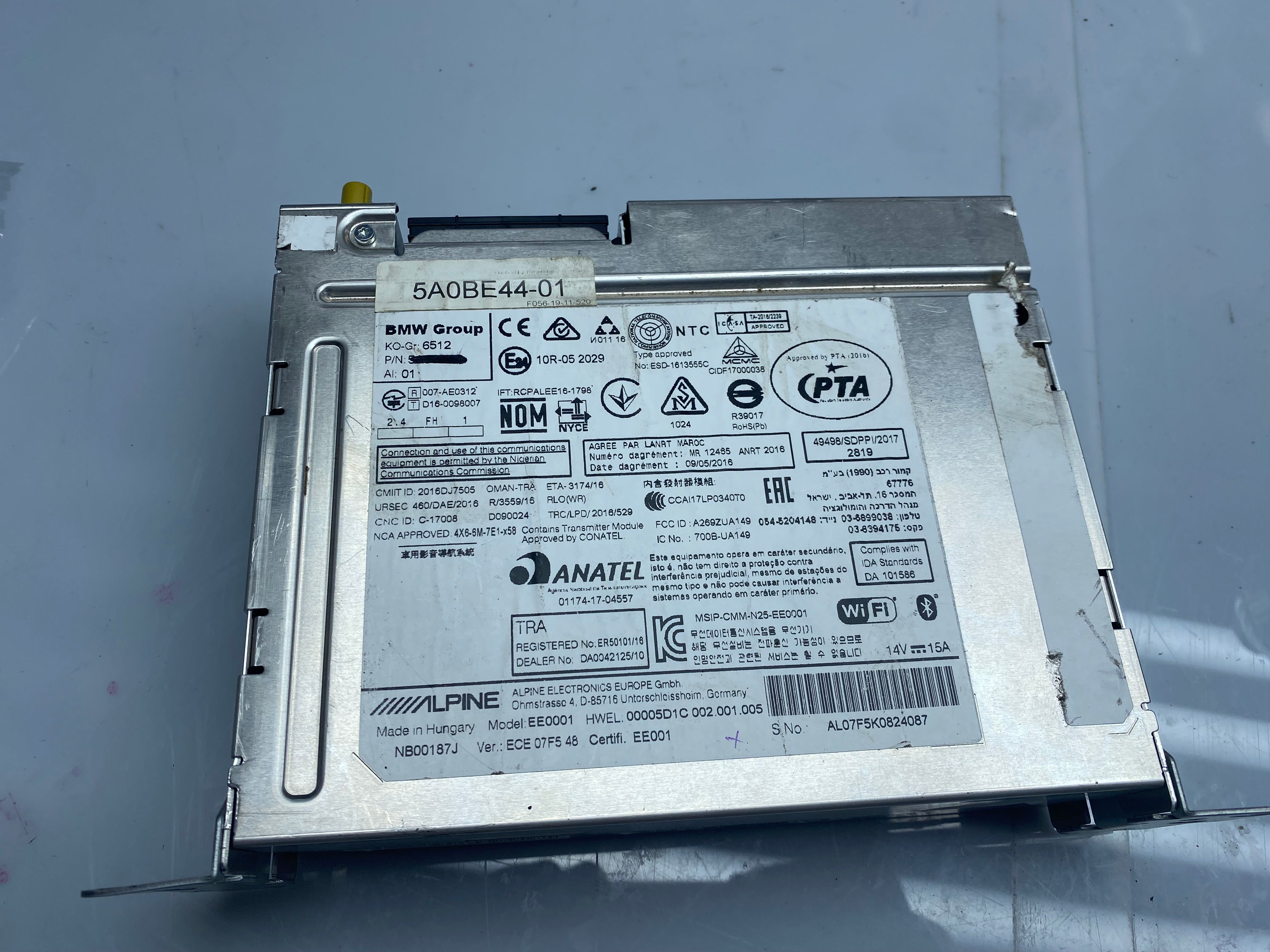 BMW 1 Series F40 Nav System CID Display iDrive (7949339 / 9423191 / 5A0EDF6)