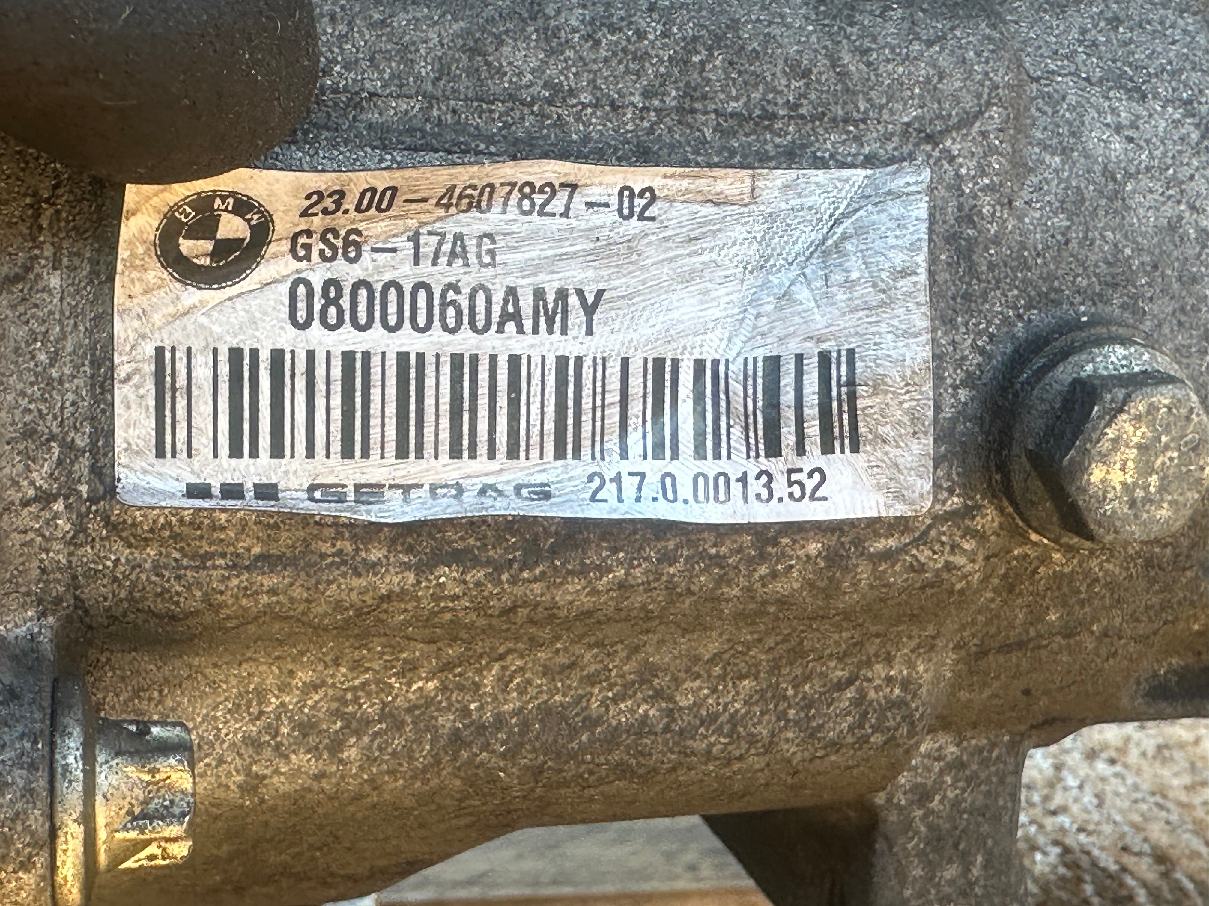 BMW 1 Series F20 F22 Manual Gearbox (GS6-17AG)