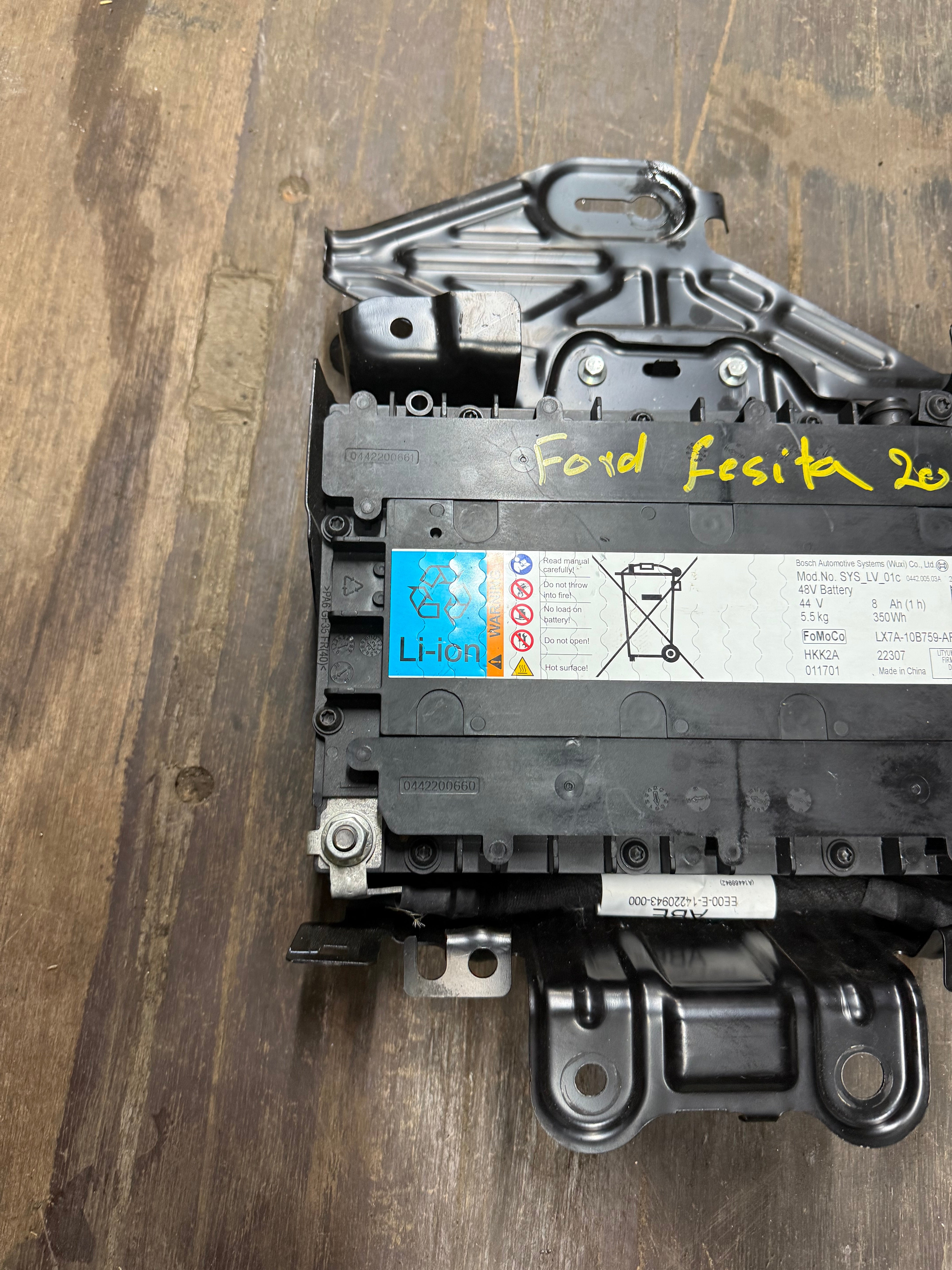 Ford Fiesta 2017-2023 Mild Hybrid Battery (LX7A10B759AF)