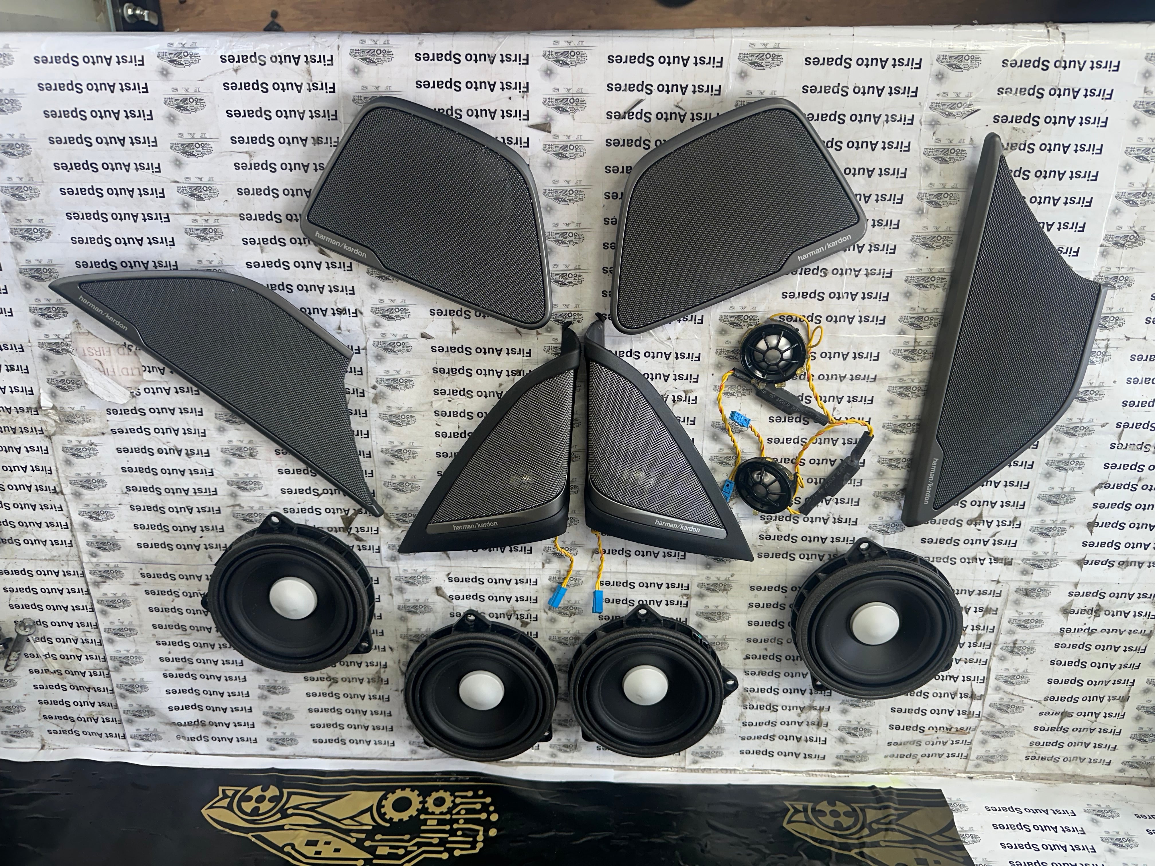 BMW 5 Series G30 G31 Harman Kardon Speakers Set – Front & Rear