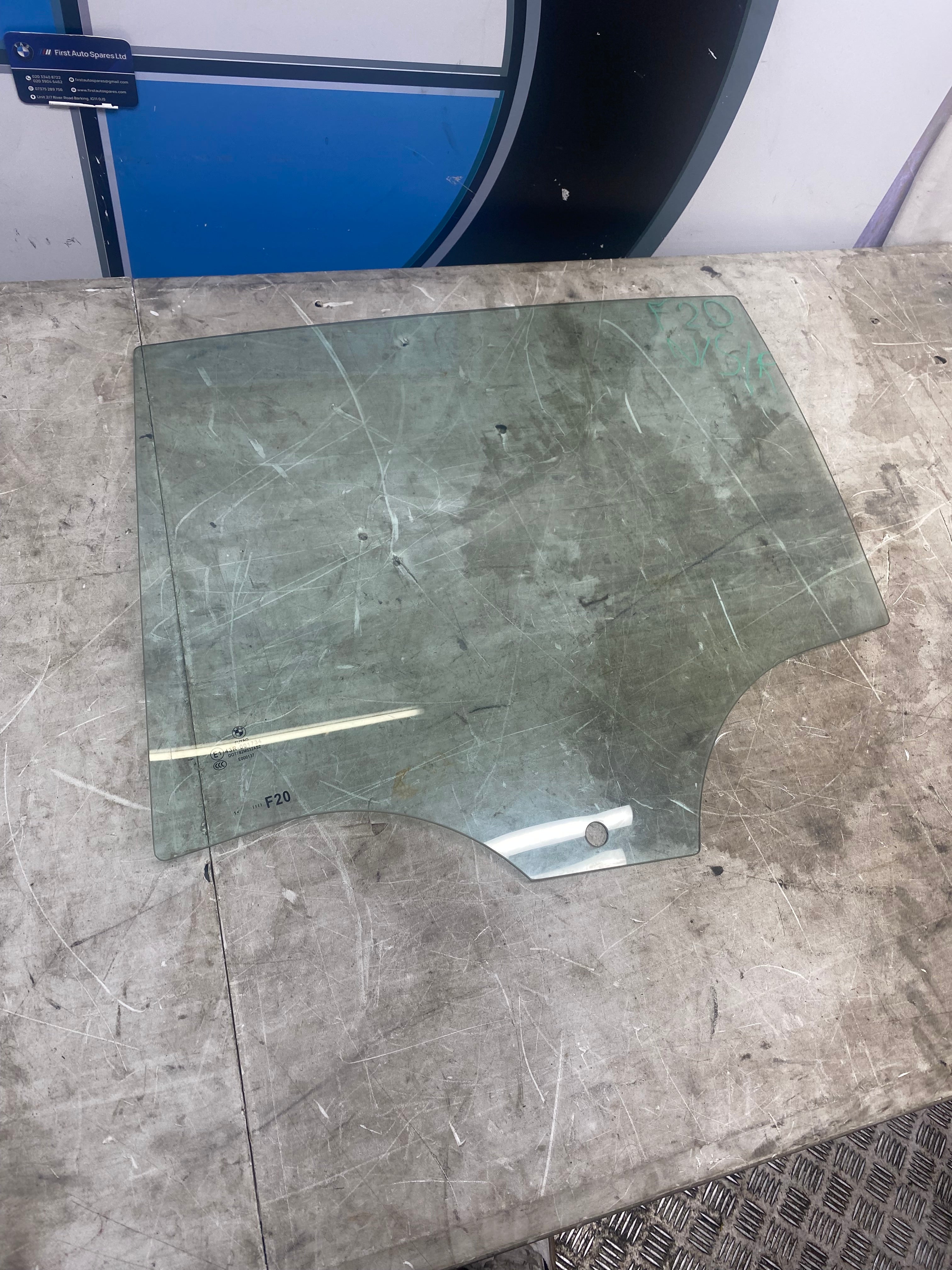 BMW 1 Series F20 Rear Passenger Side Window Glass – 2011–2019