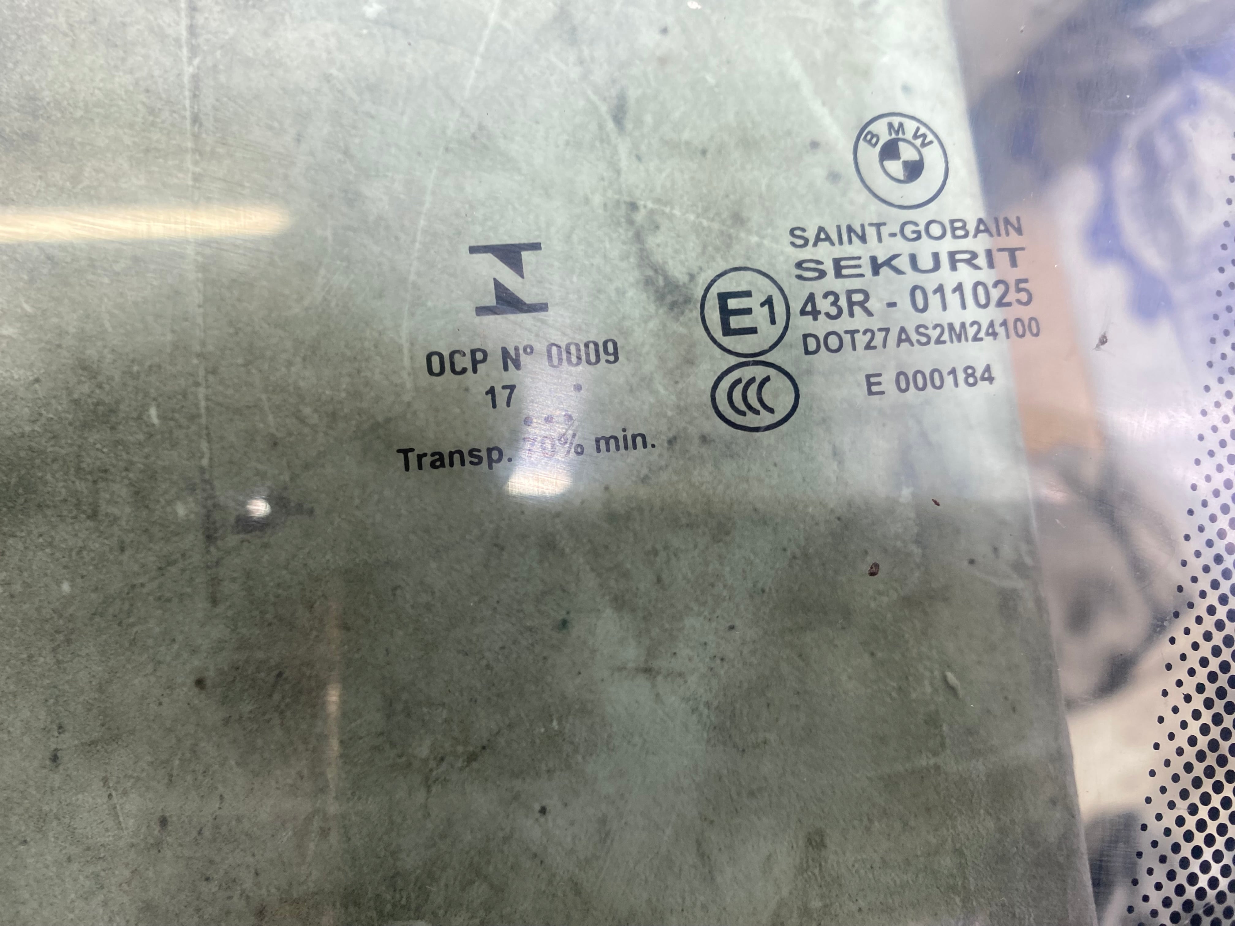 BMW 2 Series F23 Front Passenger Side Window Glass 2014–2019