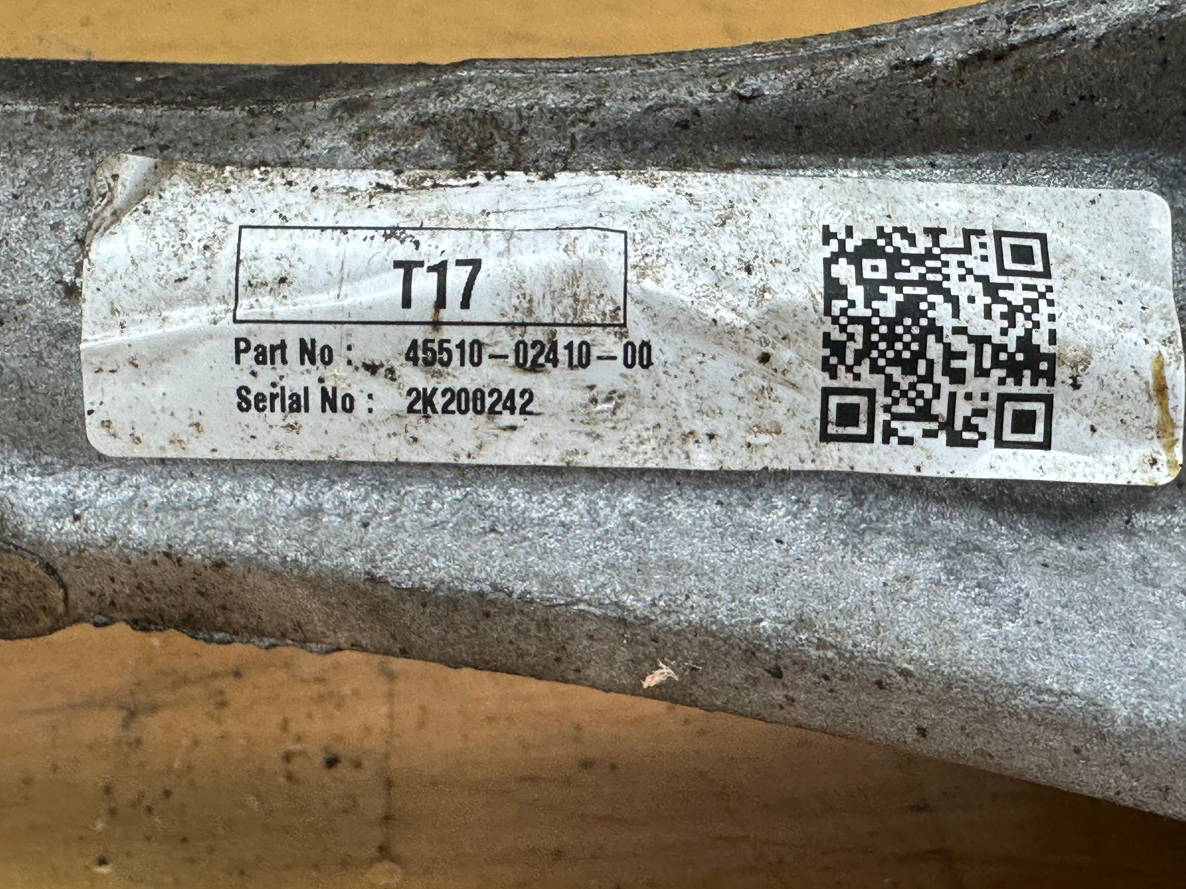 Toyota Corolla 2019–2022 Hybrid Power Steering Rack (45510-02410-00)