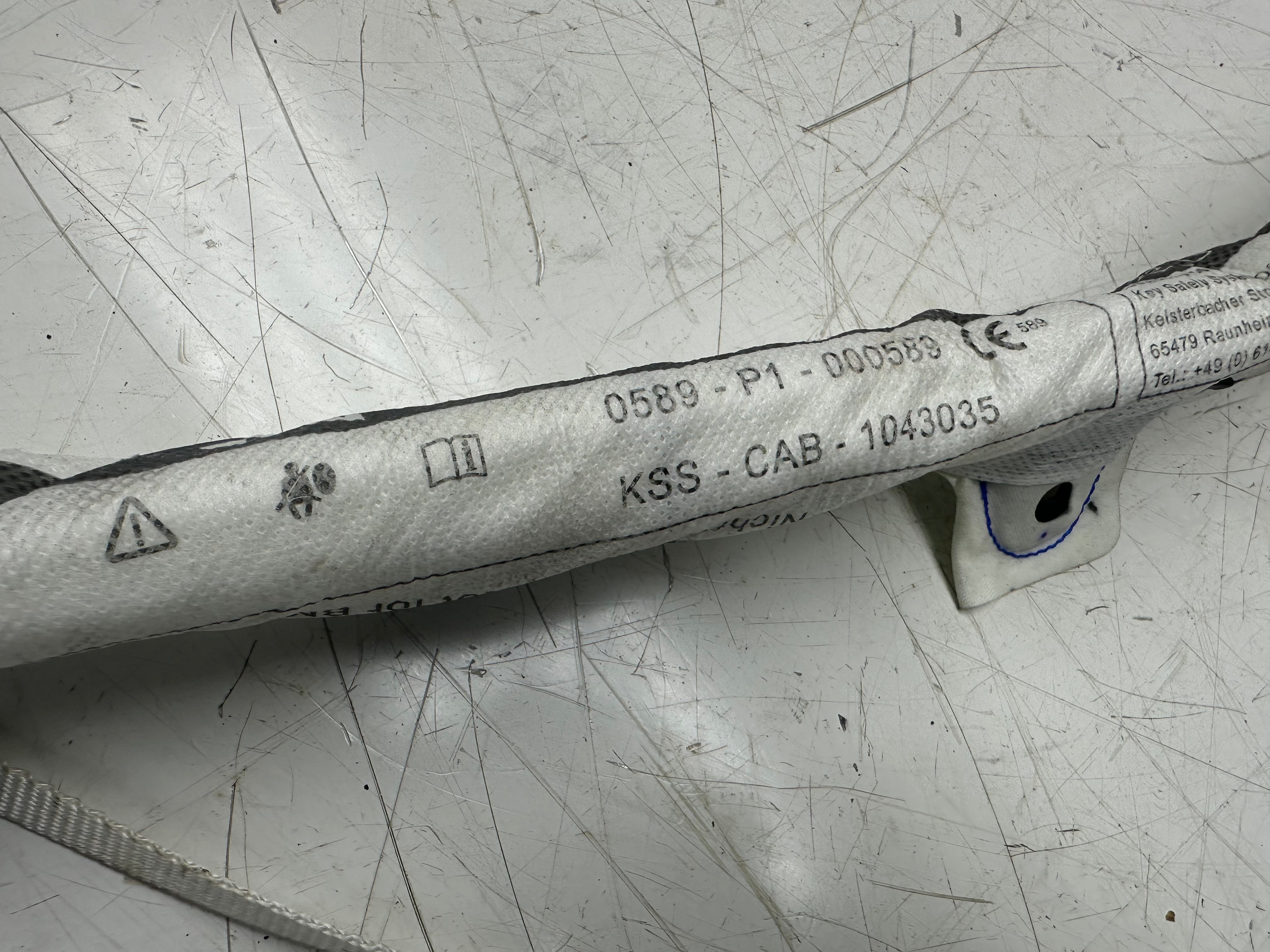 BMW 5 Series Roof Curtain Airbag Right (85737251810) (17B151205575) (0589-P1-000589)