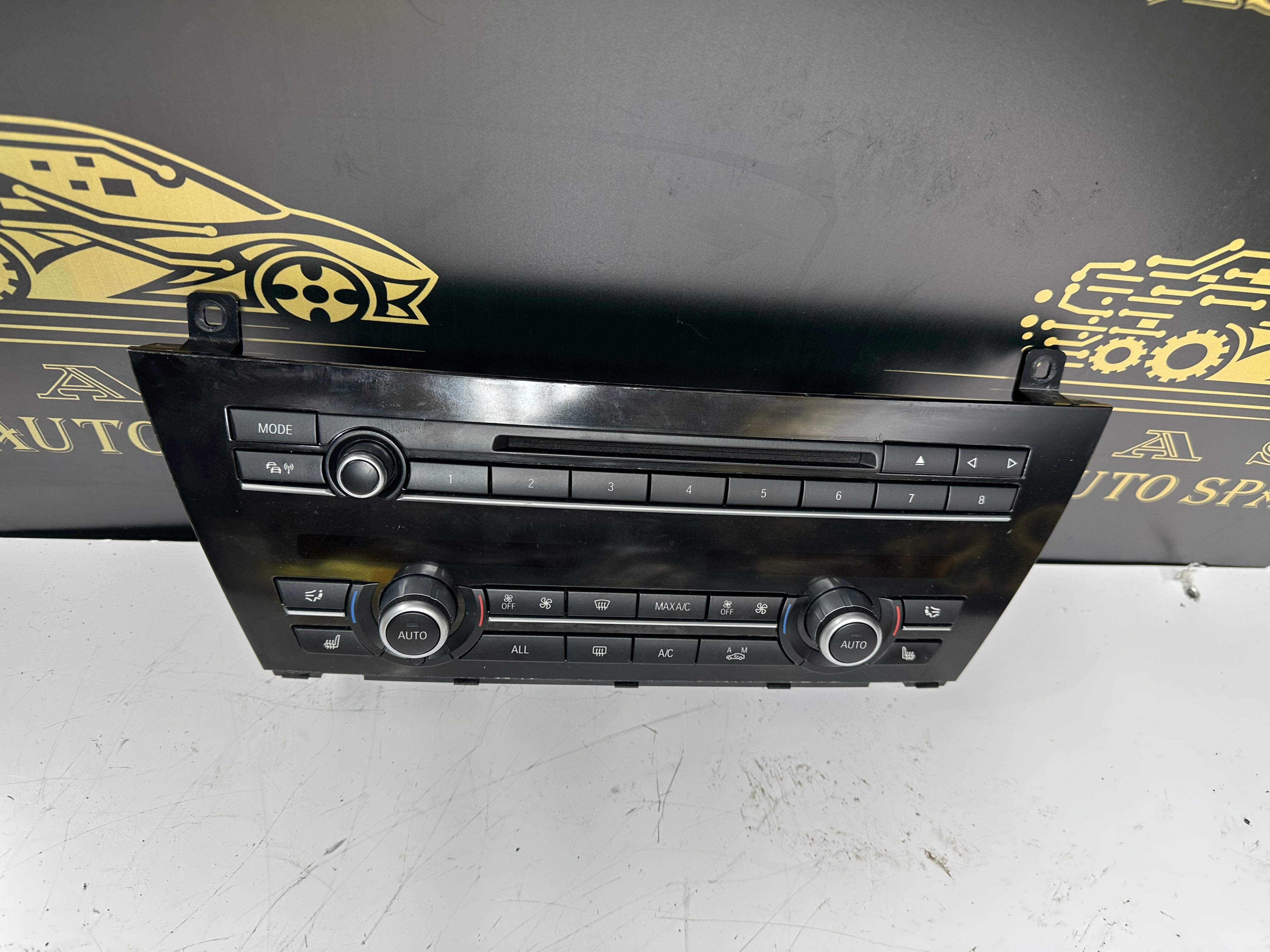 BMW F12 F06 AC Heater Climate Control Panel/Radio CD (9306165-01)