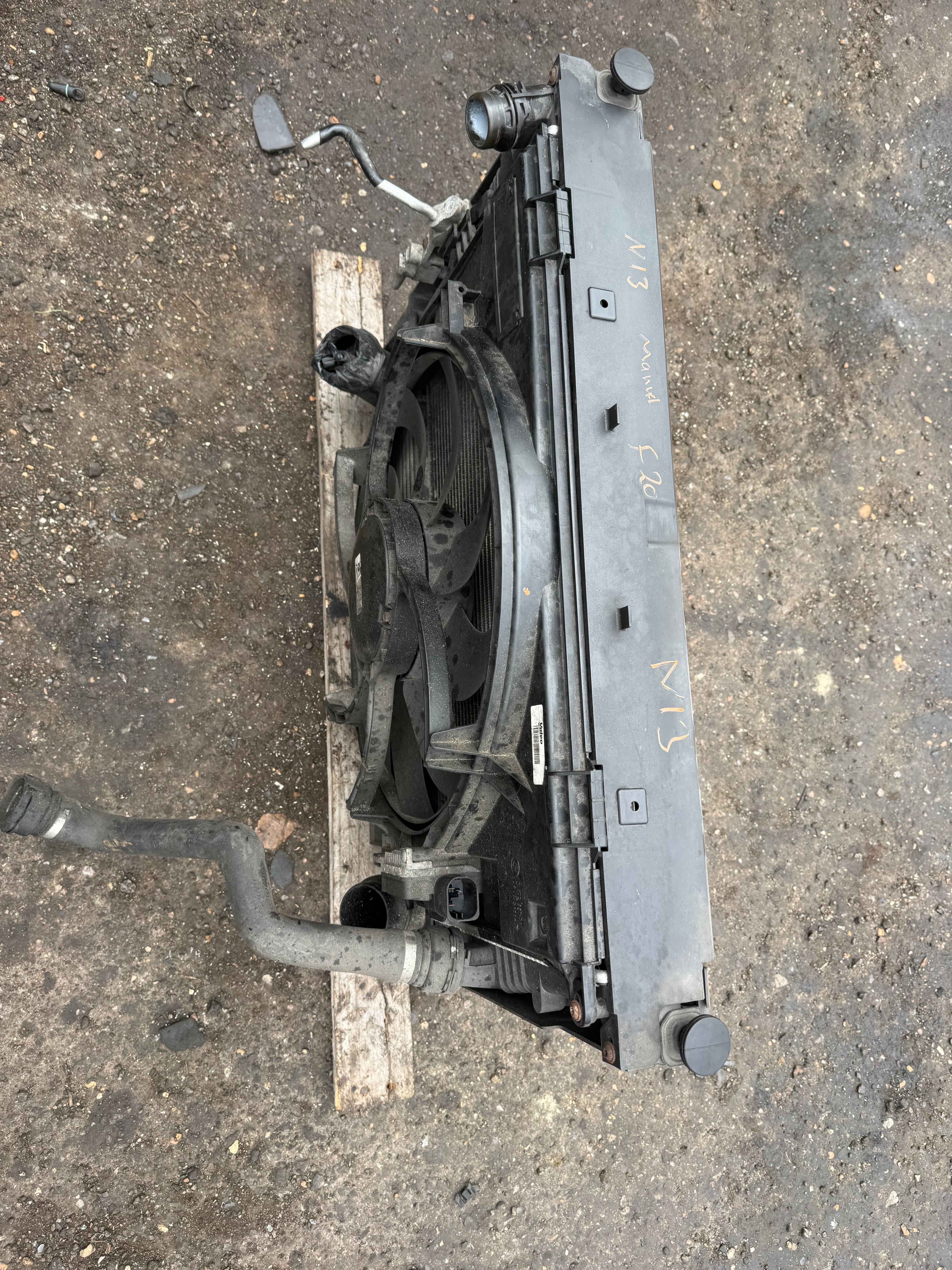 BMW 1 series radiator pack 1.6 petrol N13 engine manual