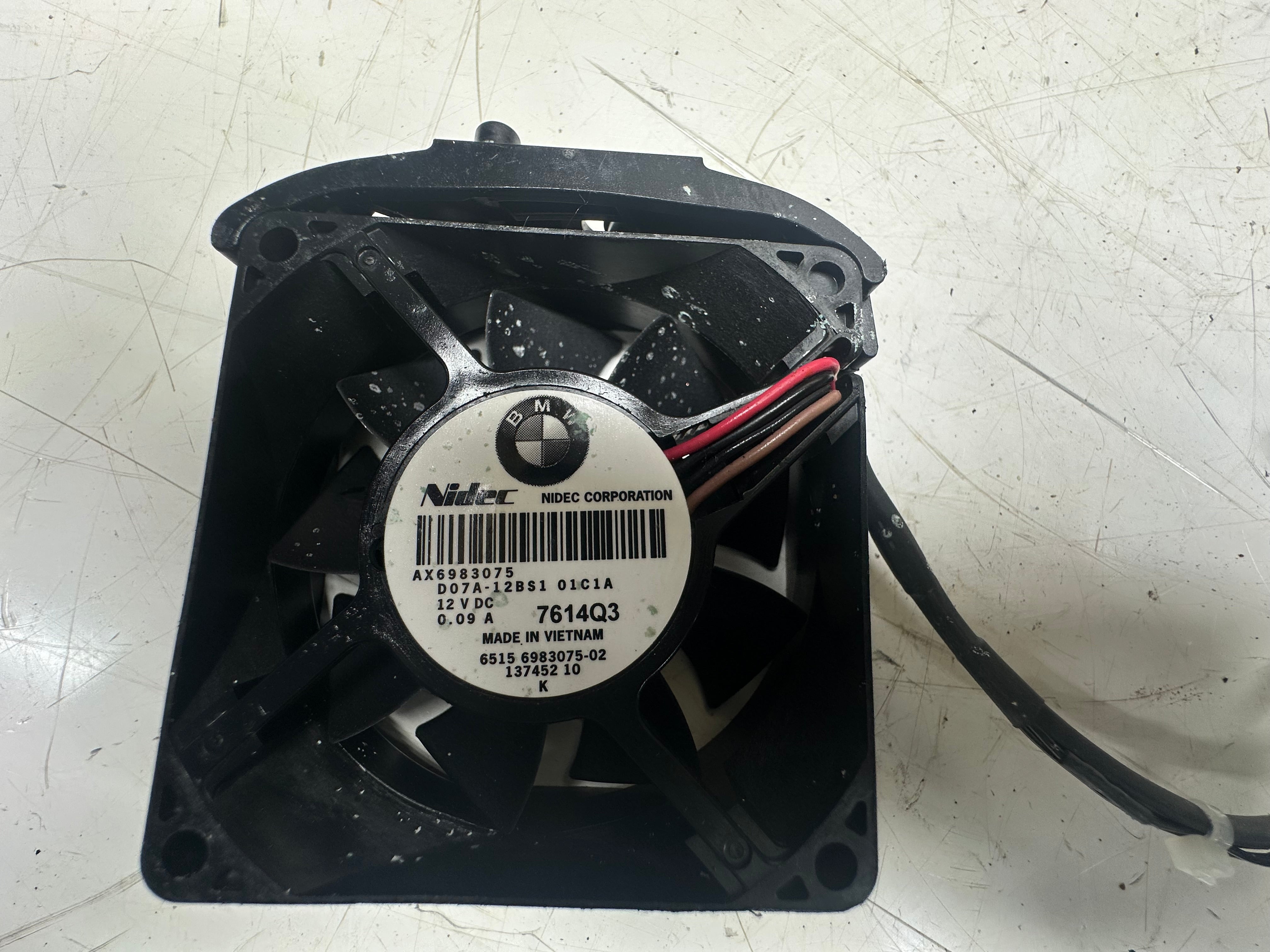 BMW i3 REx 2018–2022 Amplifier Cooling Fan Blower (6515 6983075-02)