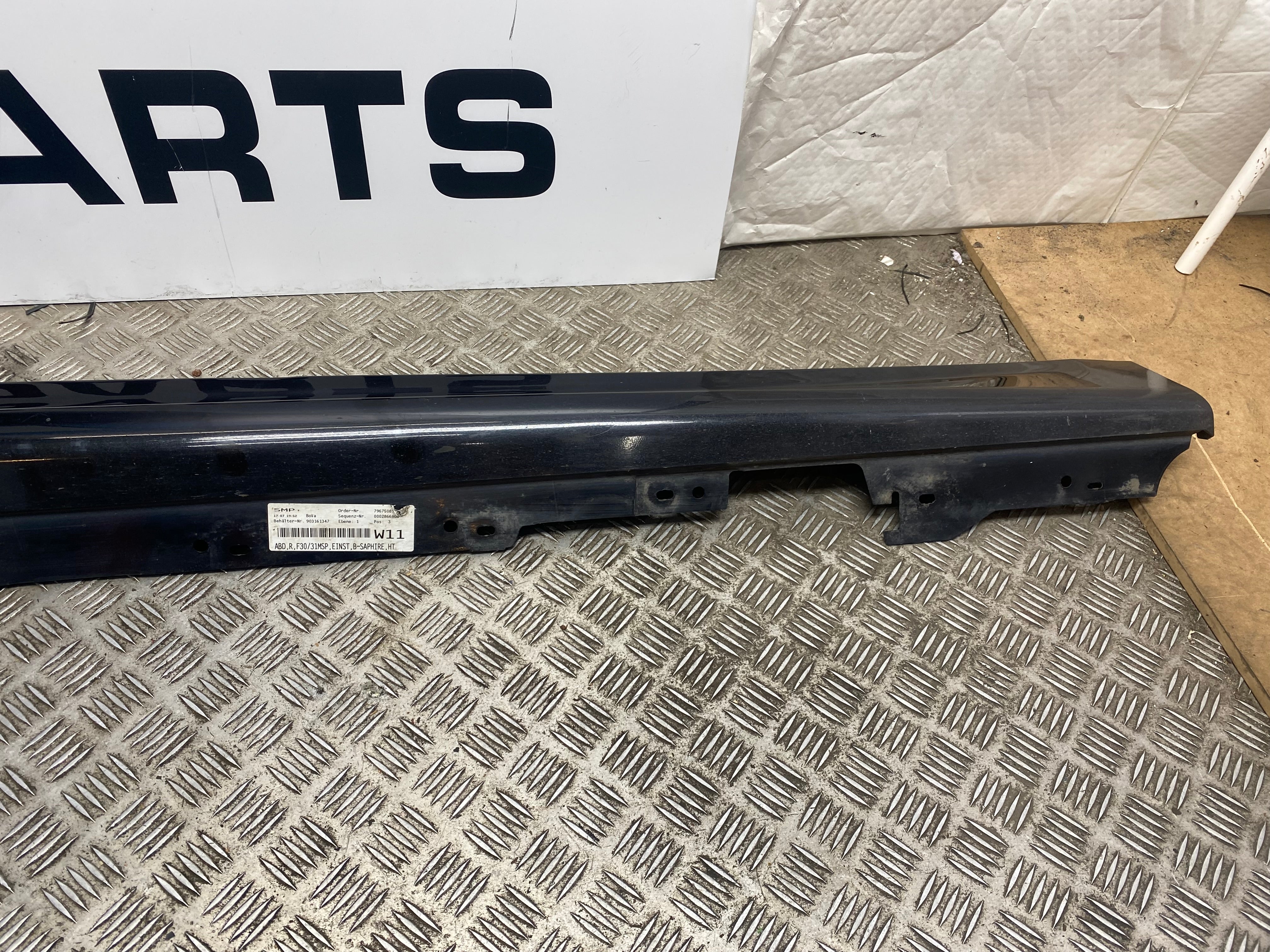 BMW 3 Series F30 M Sport Right Side Skirt 2012–2019