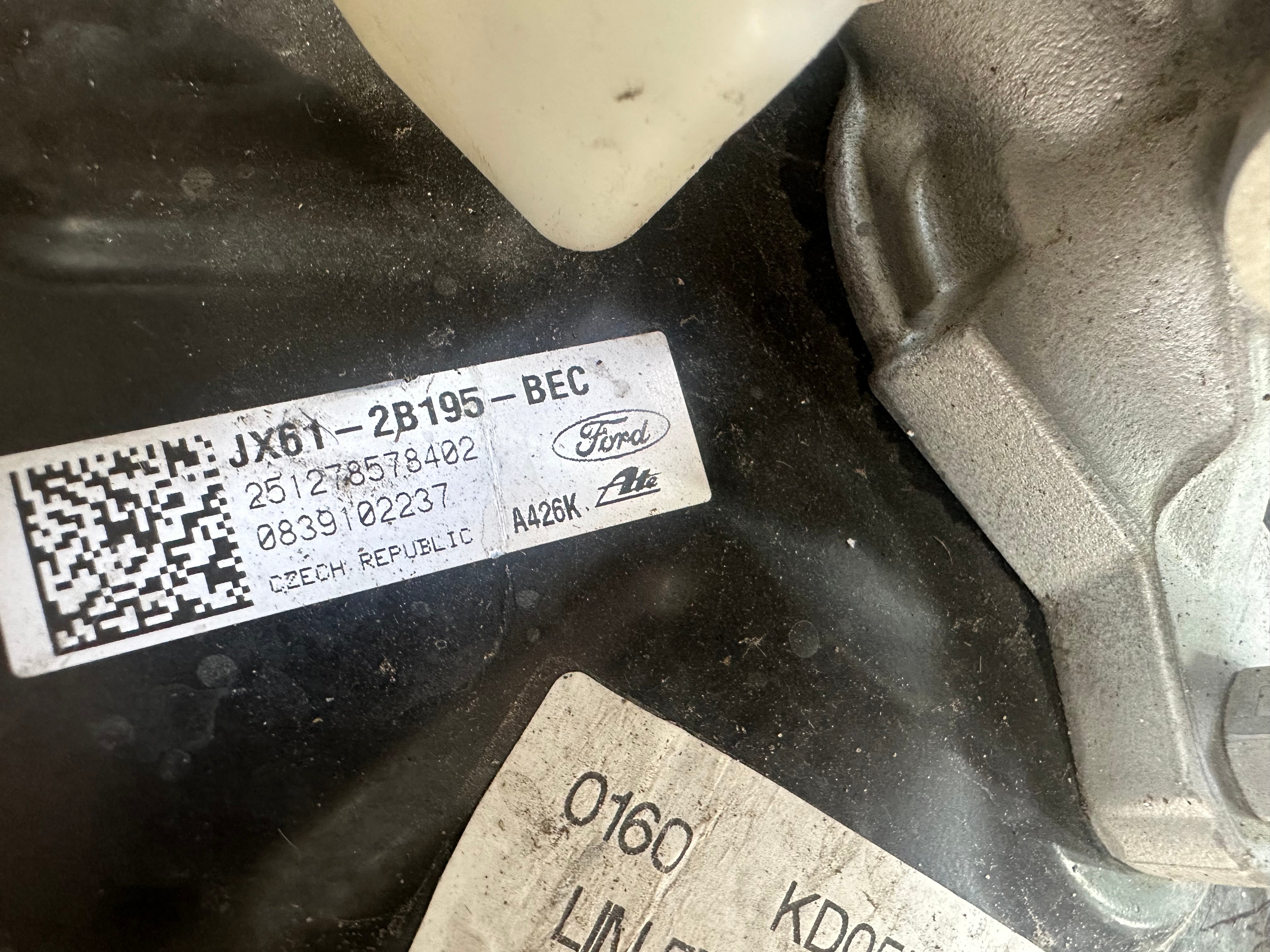 Ford Focus 2021 1.0 Petrol Brake Master Cylinder & Servo (JX61-2B195-BEC)