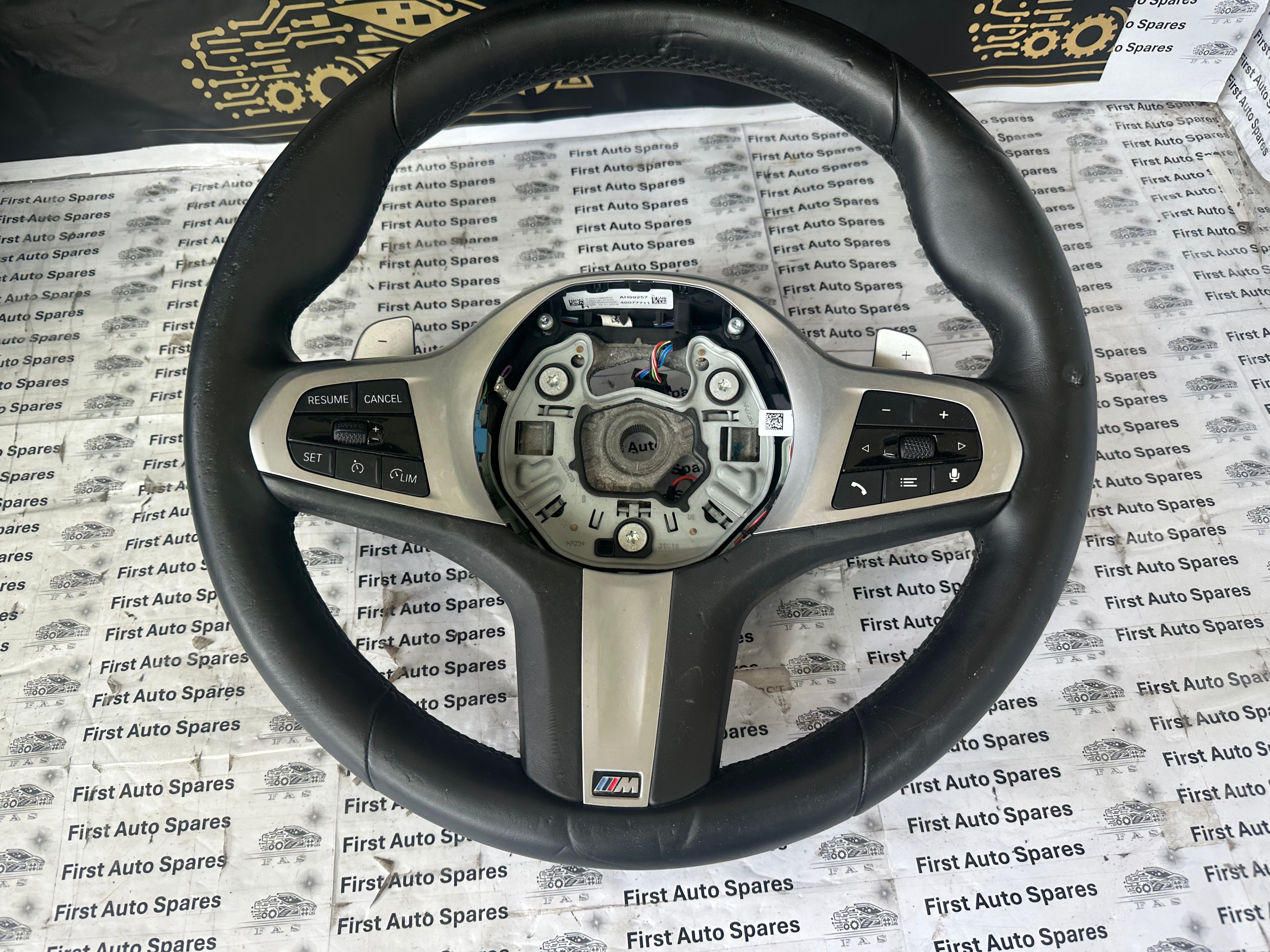 BMW G20 3 Series 2019 M Sport Flappy Paddle Leather Steering Wheel (7857776-03)