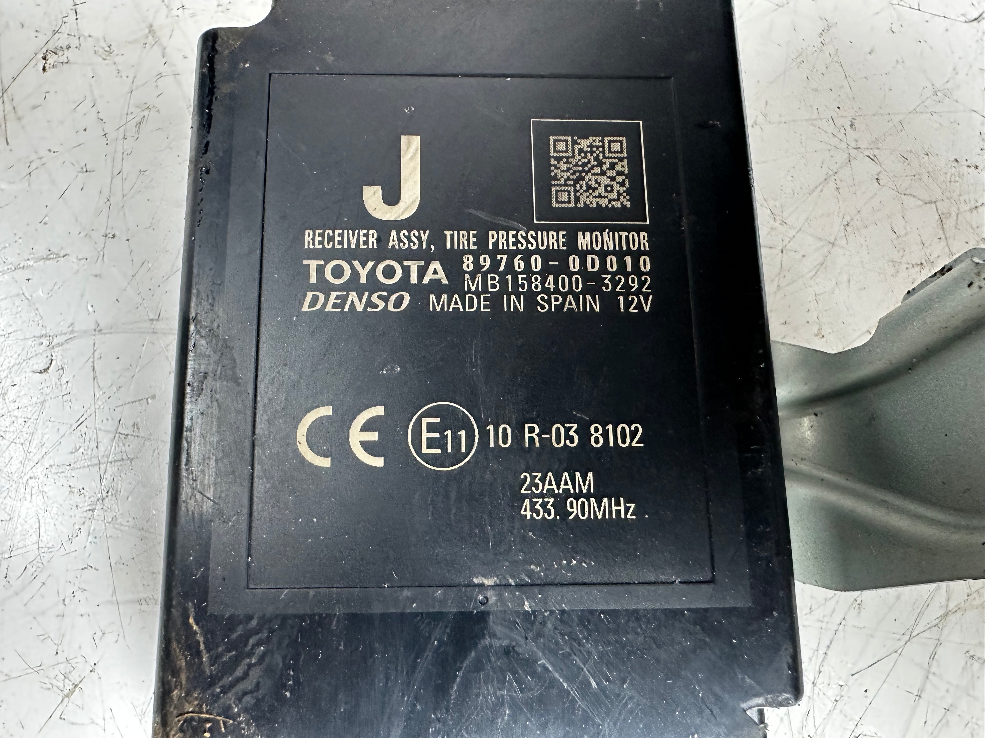 Toyota Yaris Hybrid 2014-2017 Electrical Control Box (89760-0D010)