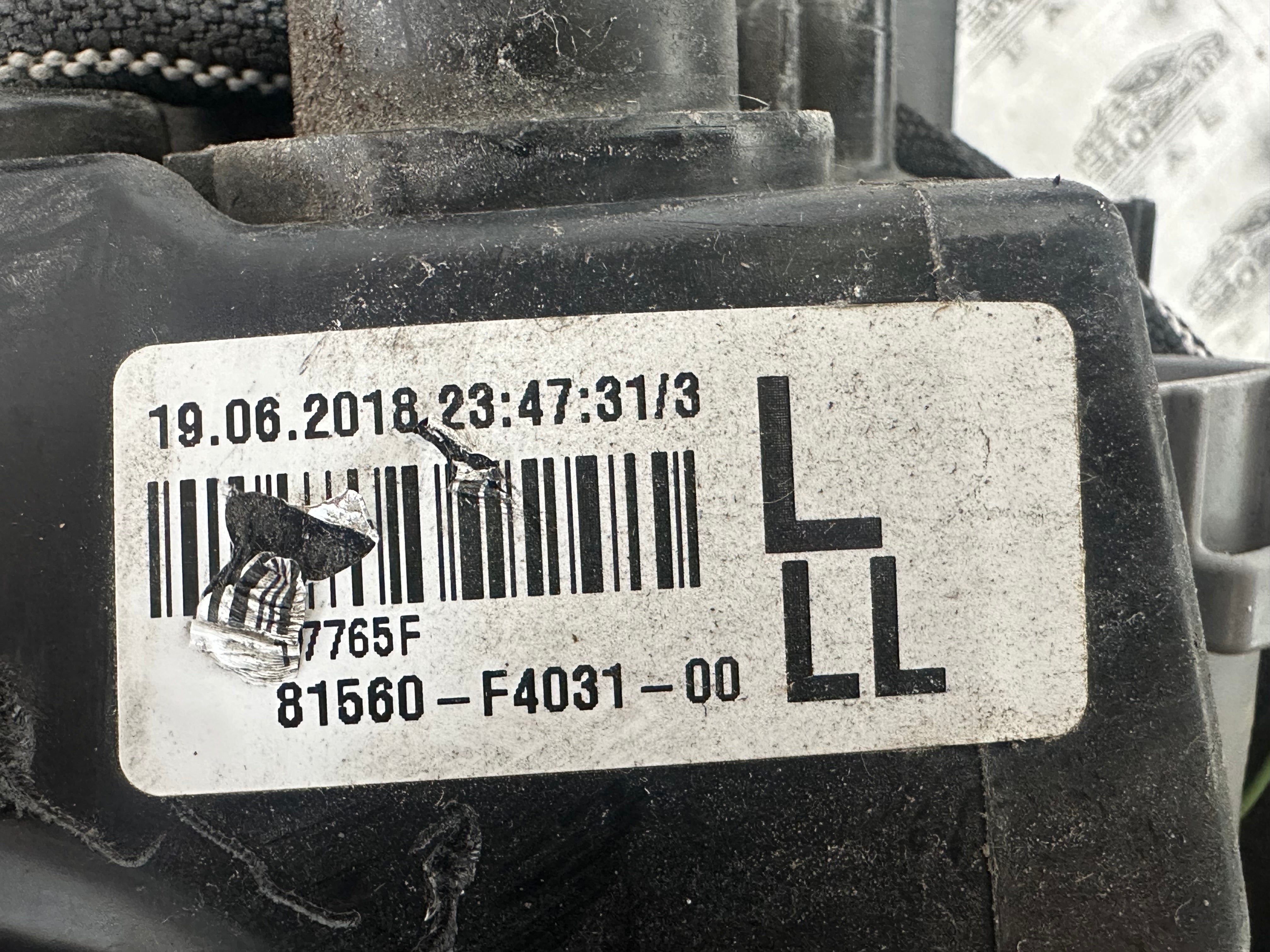 Toyota C-HR 2019 Outer Left Rear Tail Light (81560-F4031-00) (17765F)