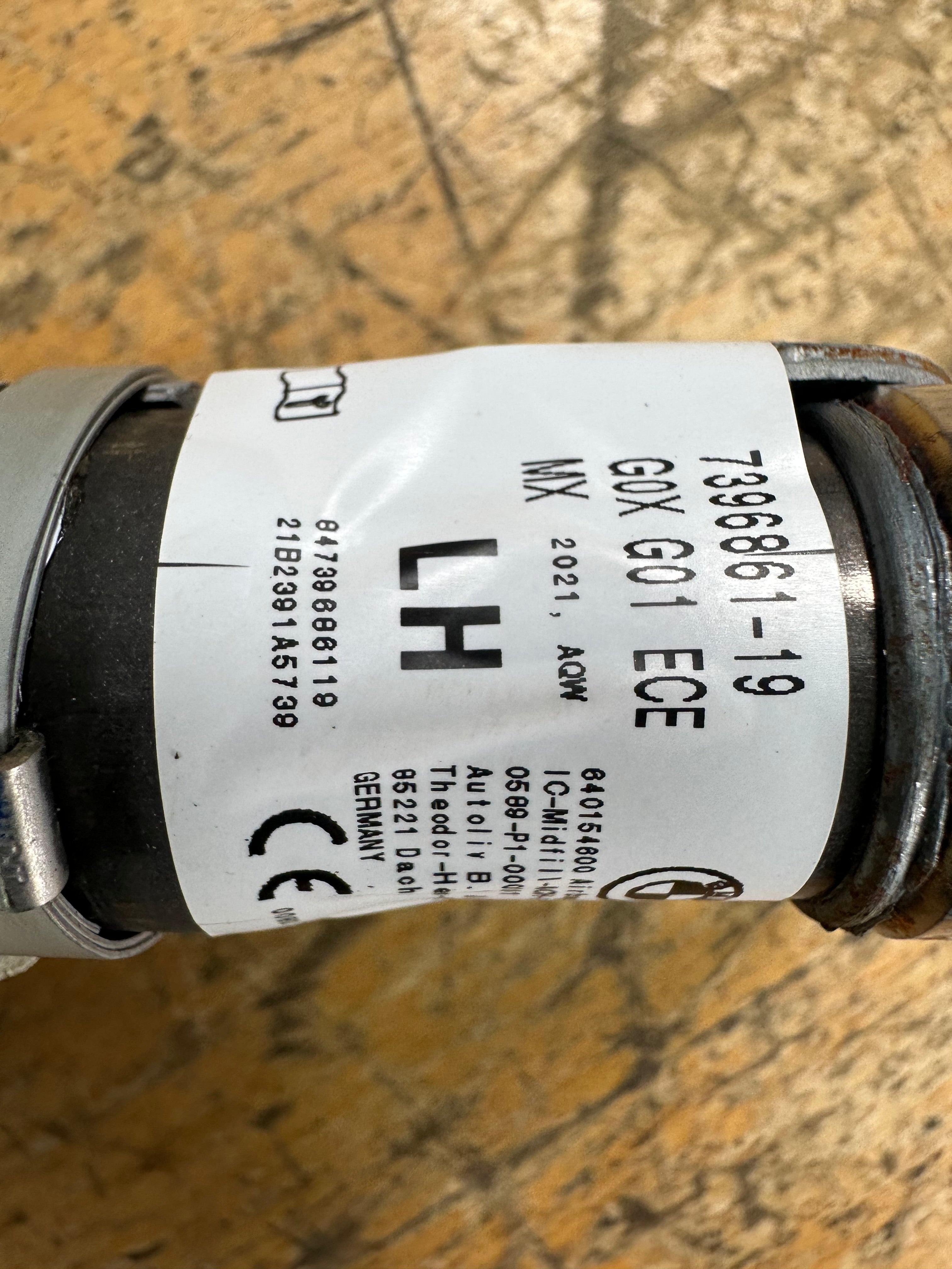 BMW X3 G01 X3M LH Left Passenger Roof Curtain Airbag (7396861-19) (7396861)