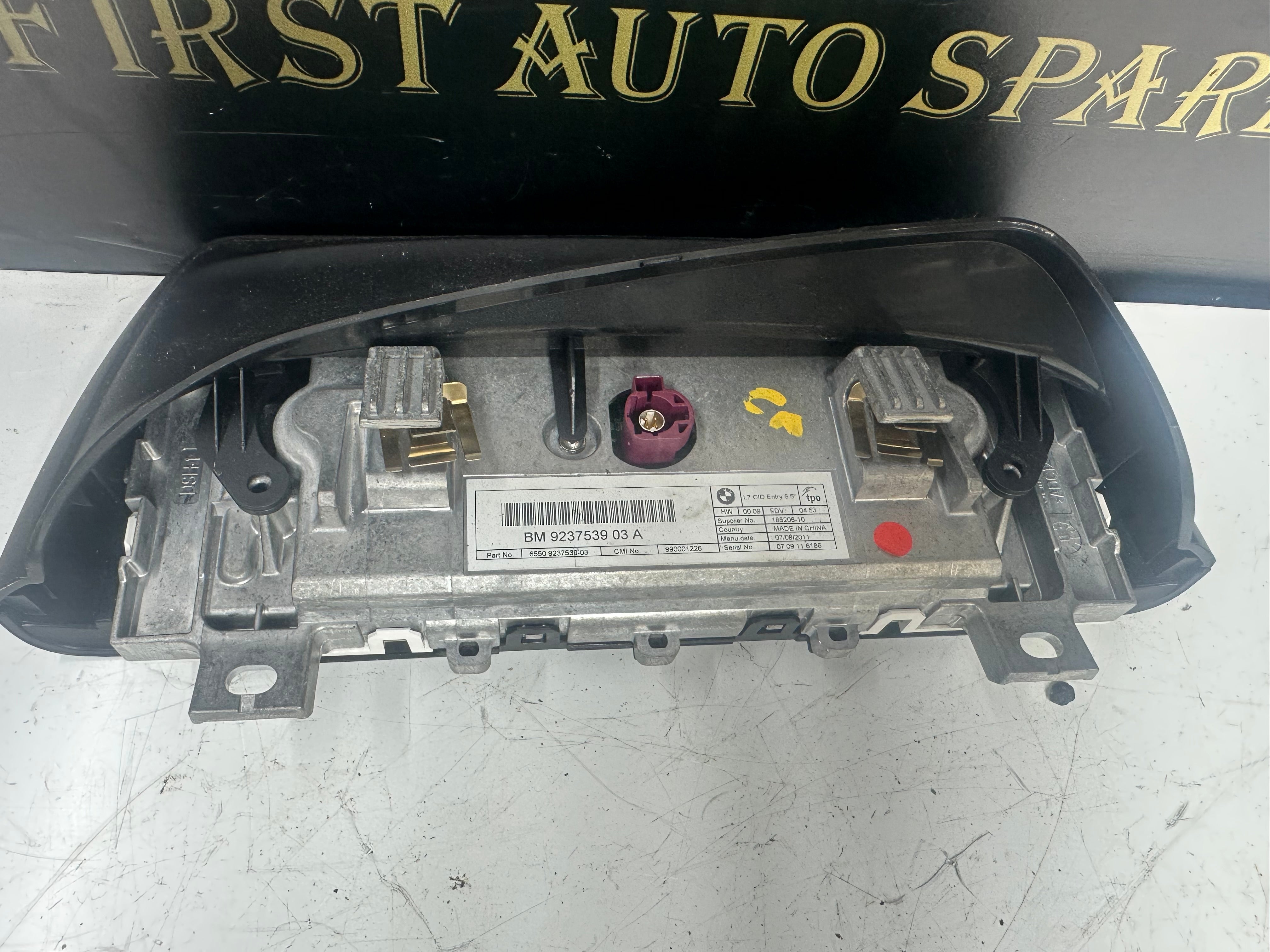 BMW 1 Series F20 F21 Dashboard Display Screen (65509237539-03) (9237539 03 A)