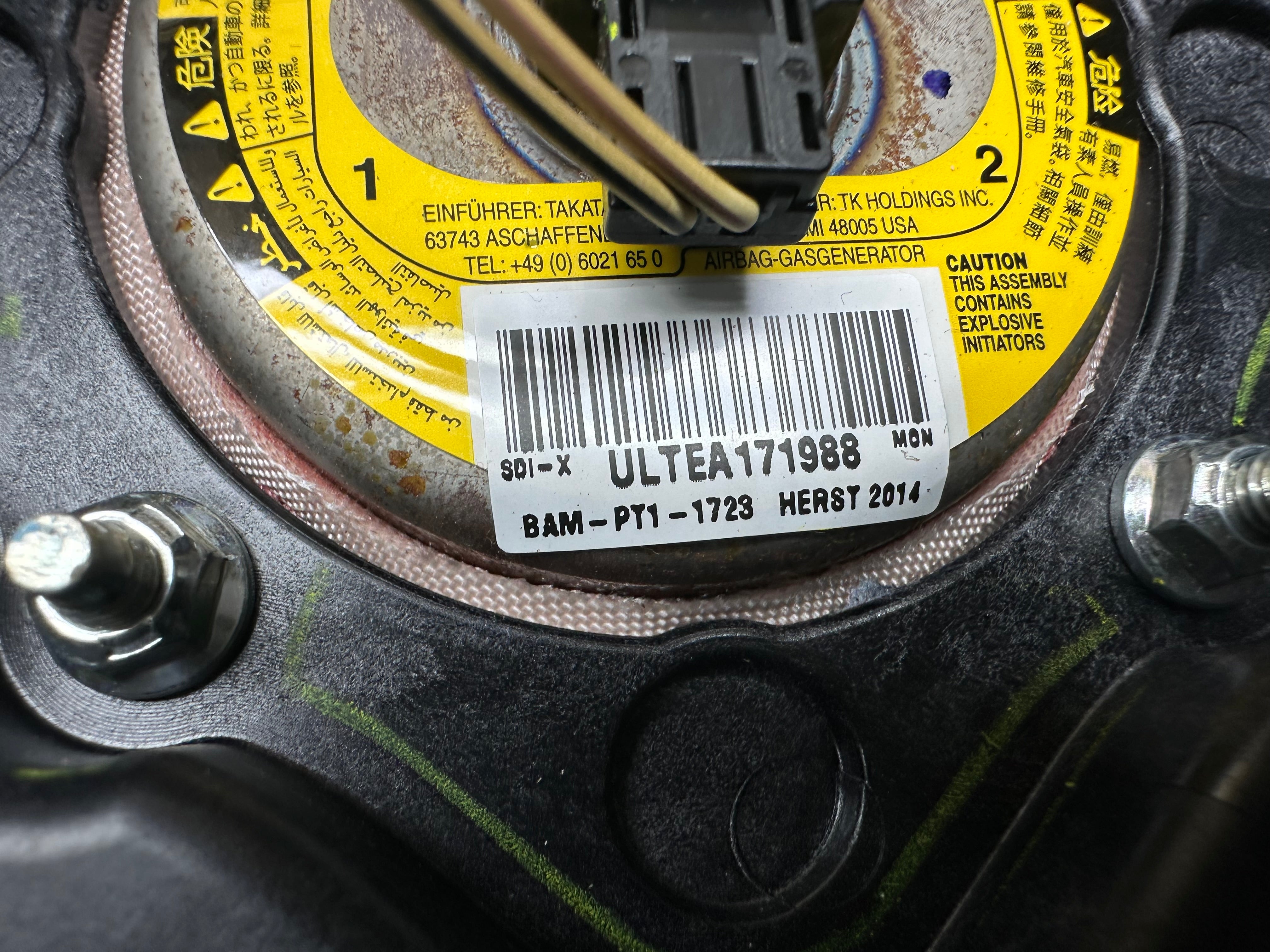 BMW X5 F15 X4 F26 X3 F25 M-Sport Airbag (32678734206) (2435357) (BAM-PT1-1723)