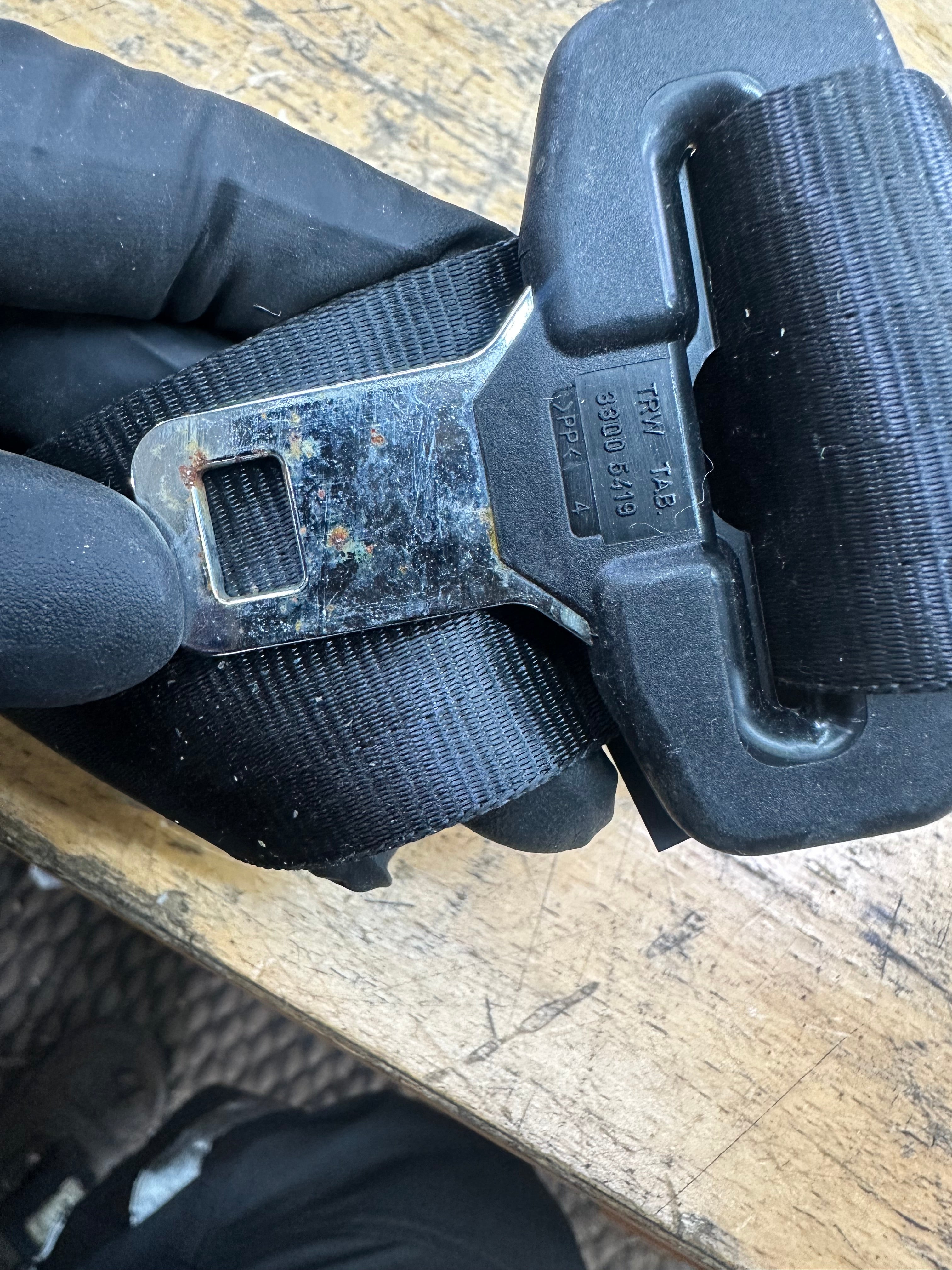 Ford Fiesta Mk8 Rear Right 2nd Row Seat Belt (H1BB-A611B68-AF) (34133468E)