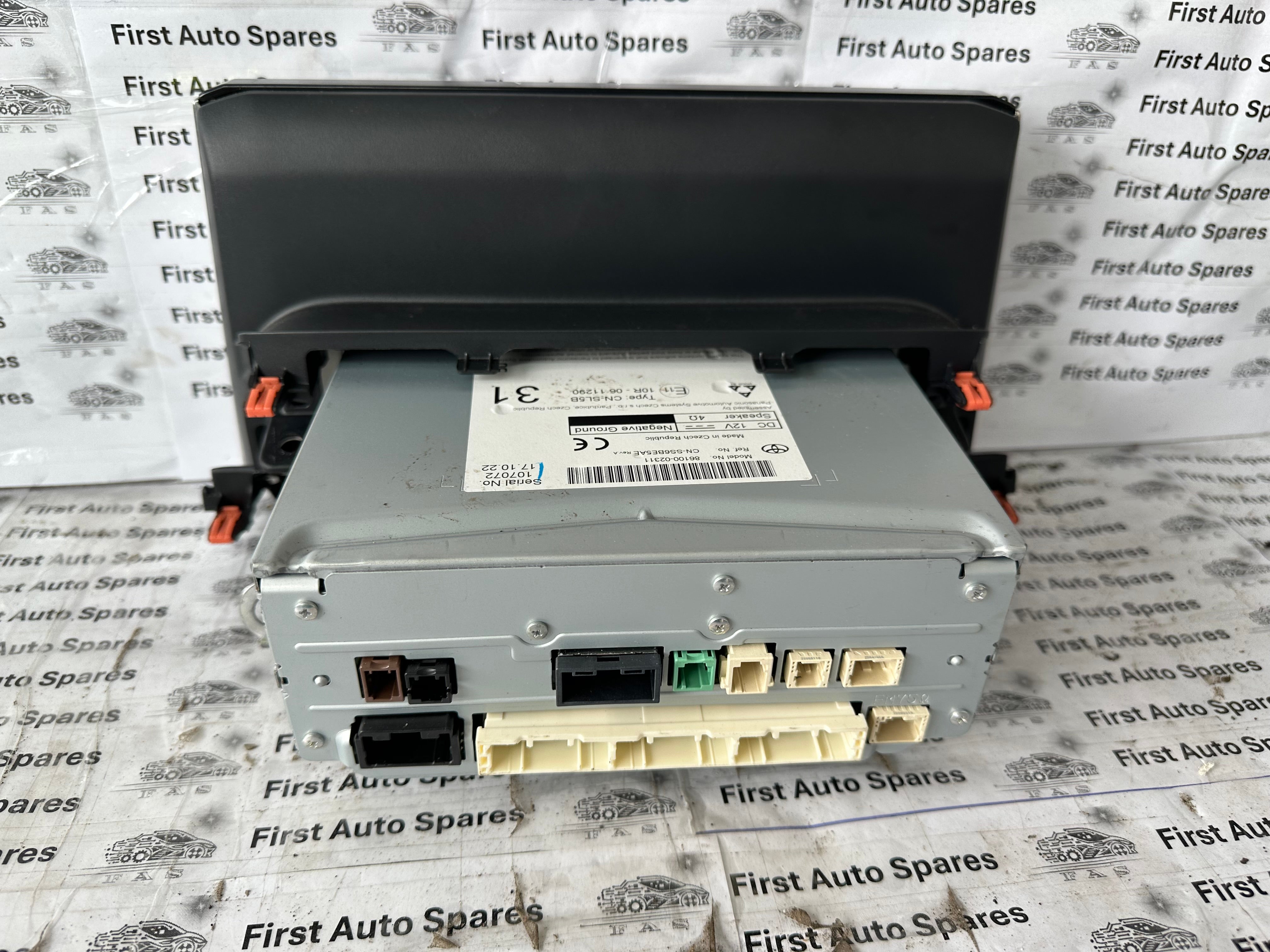 Toyota Corolla 2019-2024 Multimedia SAT NAV Display Screen Head Unit (86100-02311)