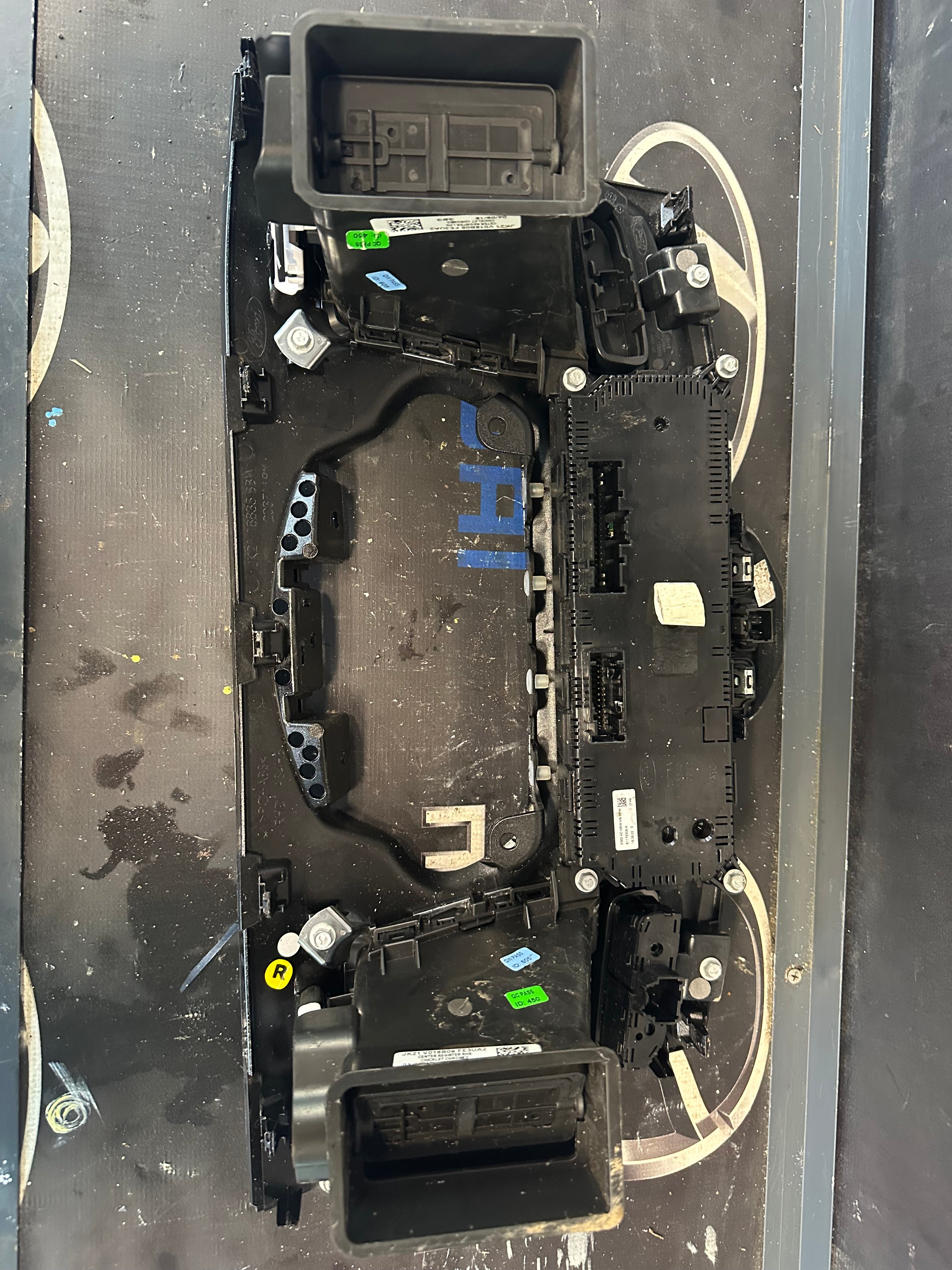 Ford Transit Custom 2022 Climate Control Switch Panel (JK2118835BBW)