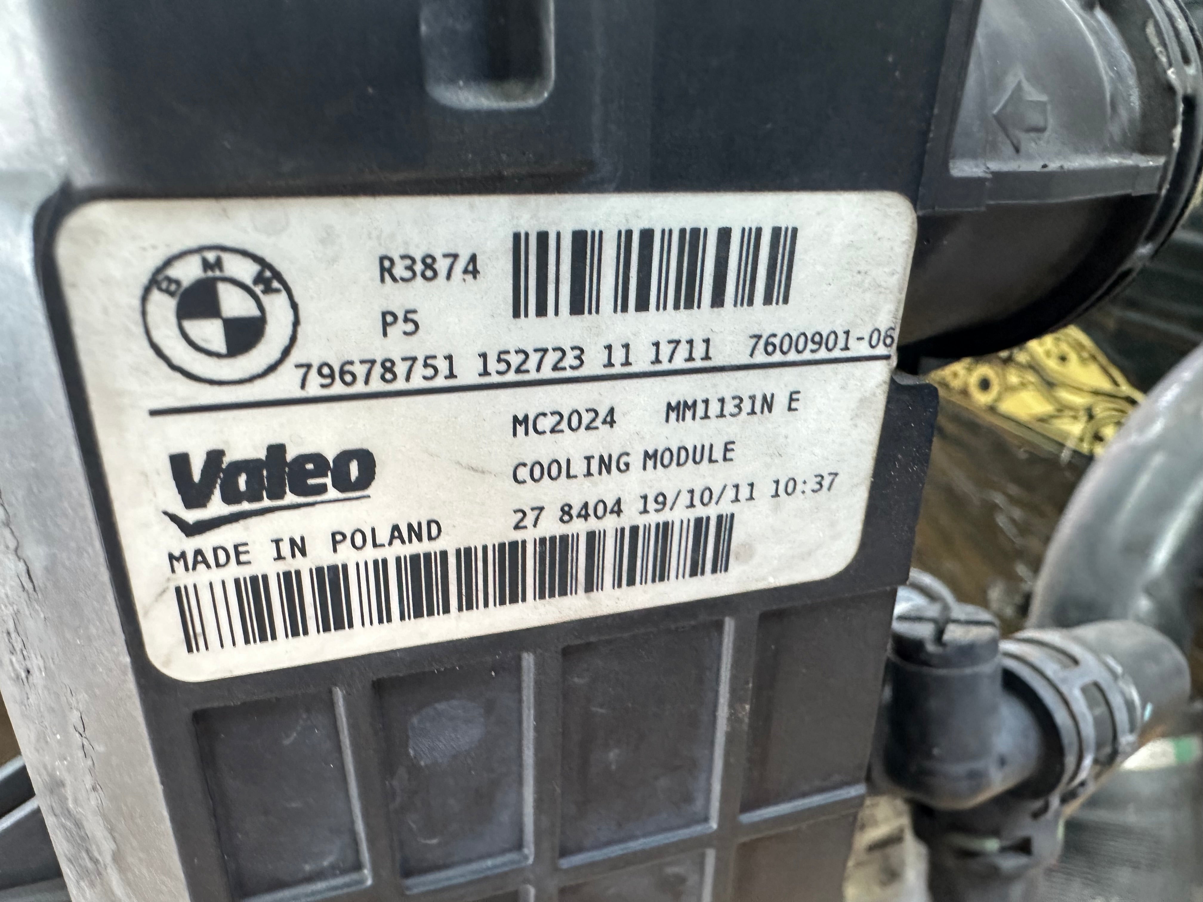 BMW 1 Series F20 2011–15 Complete Rad Pack 1.6 Petrol (79600901) (79600901-06)