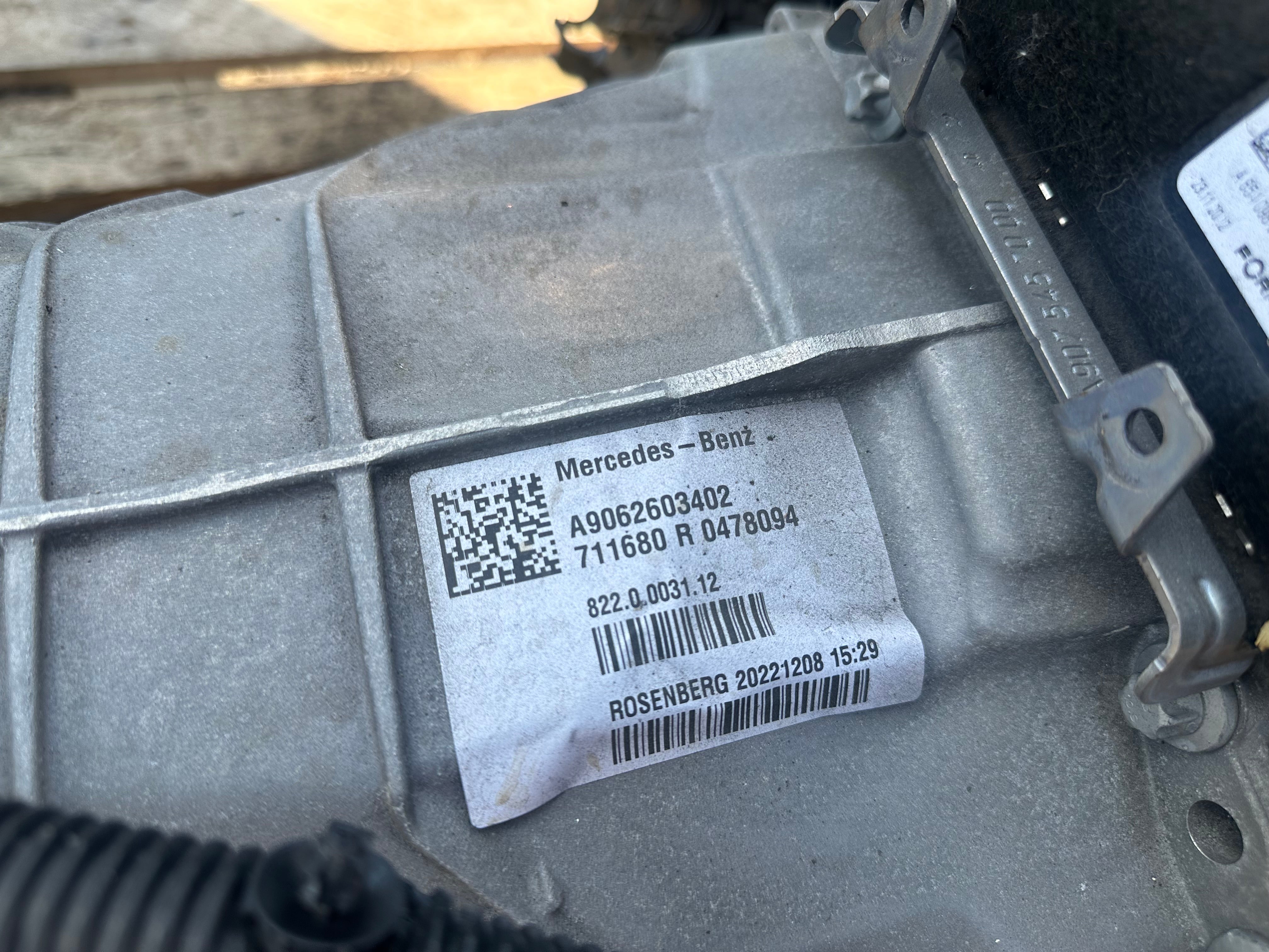 Mercedes-Benz Sprinter 2023 2.0 Diesel Complete Engine (Engine Code: 654920)