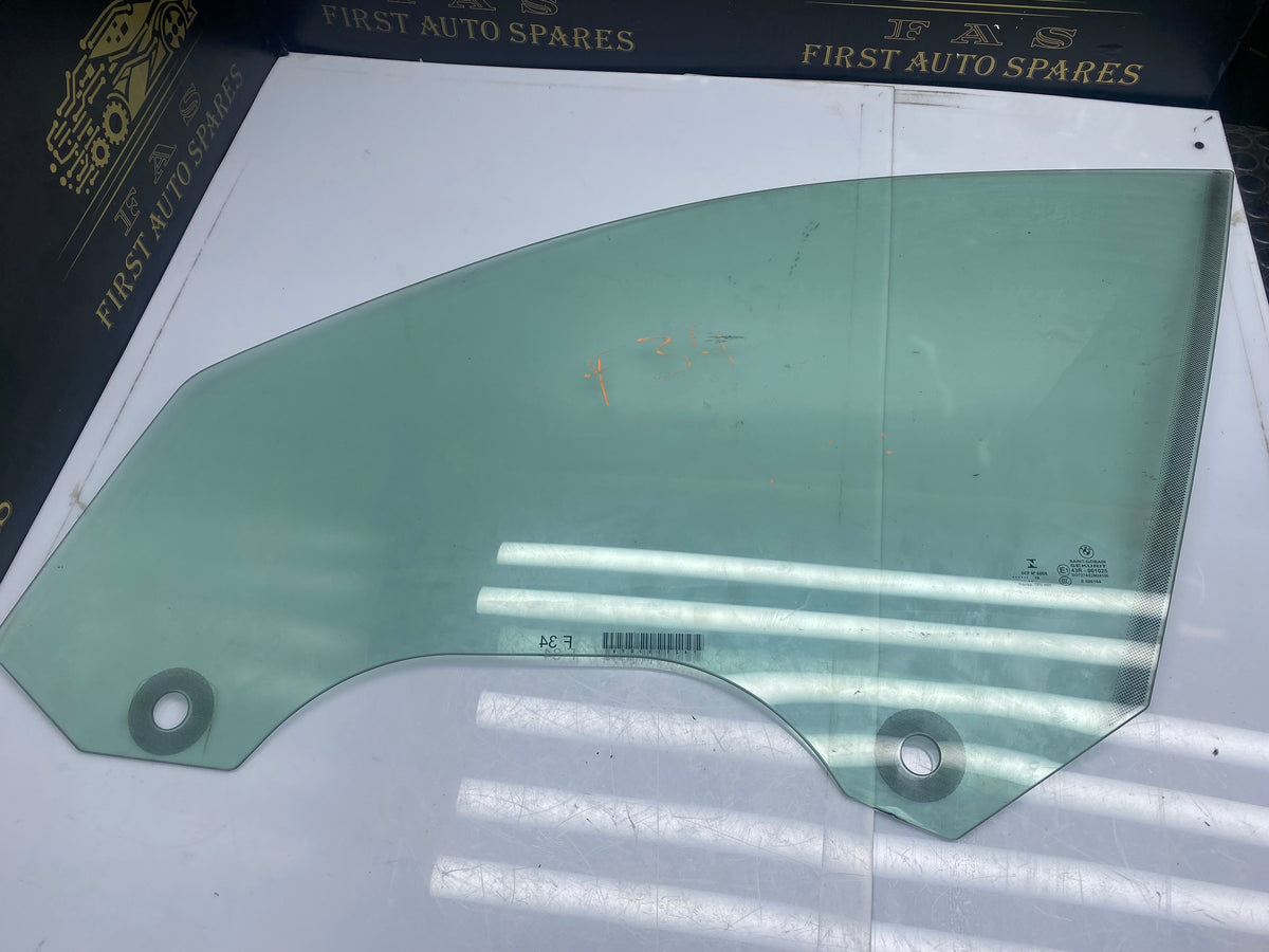 BMW 3 Series F34 Front Driver Side Window Glass 2013–2020
