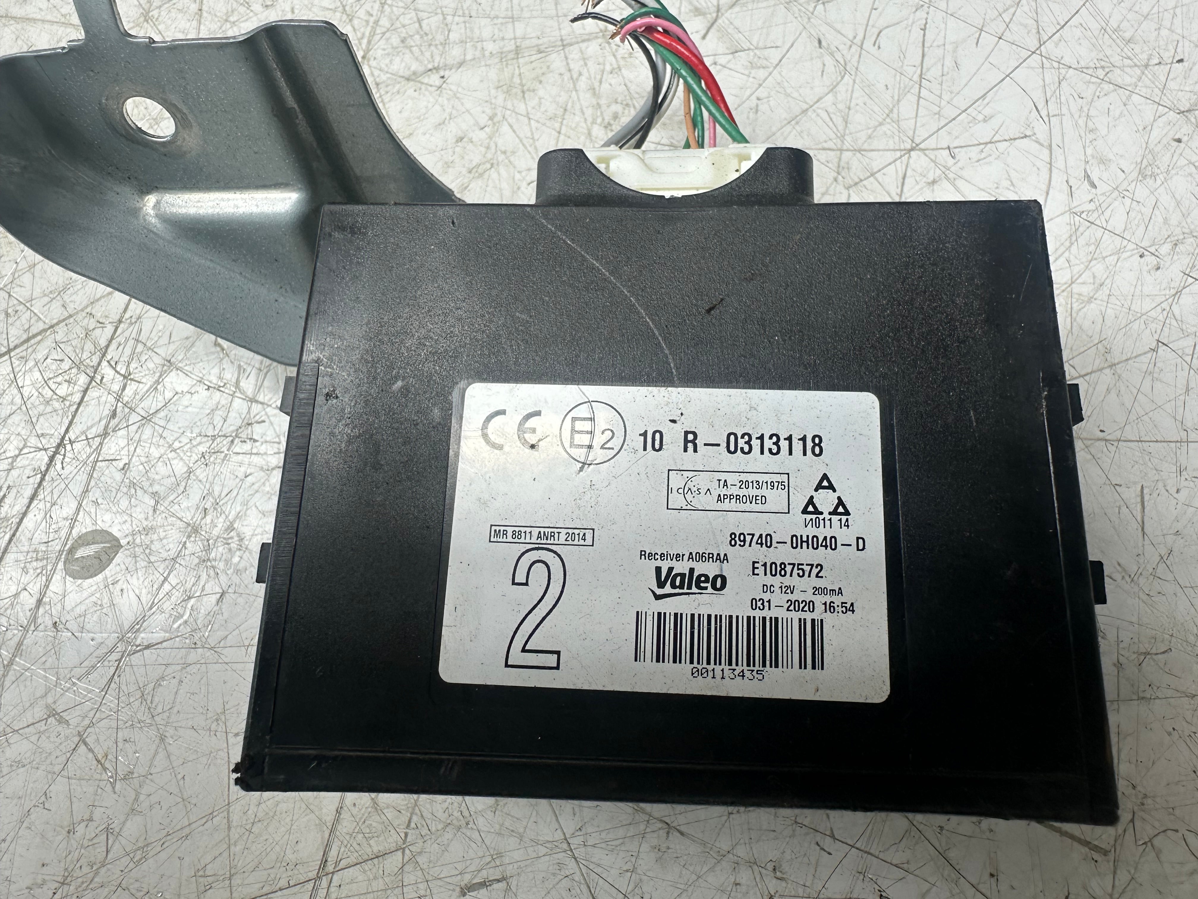 Toyota Aygo 2019 Door Control Module (89740-0H040-D)
