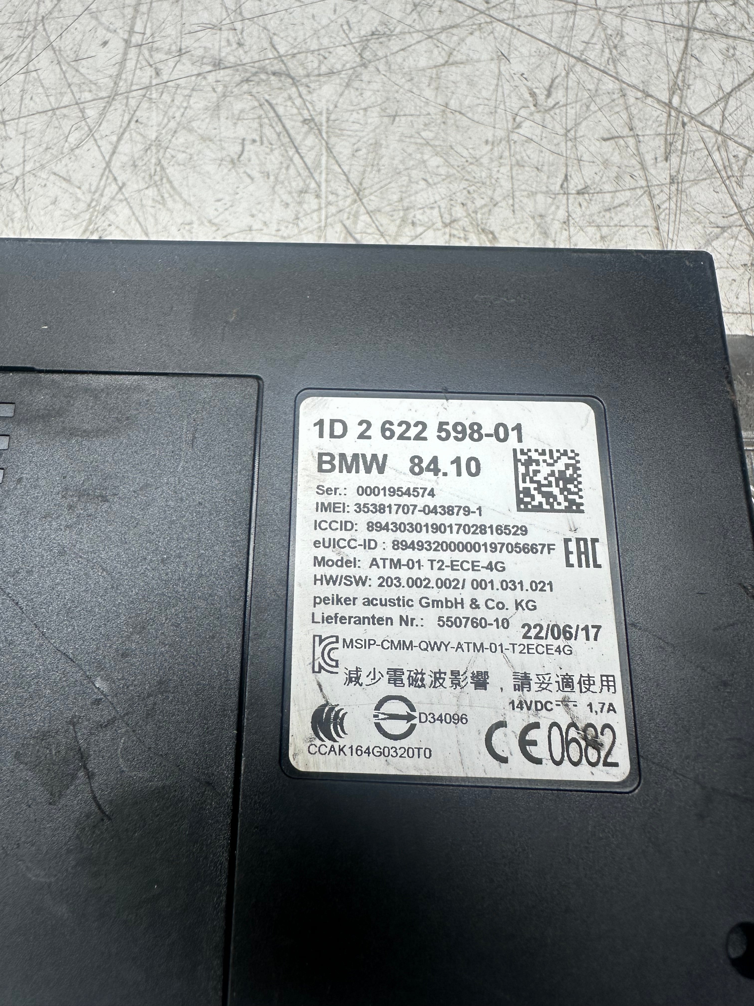 BMW F20 Control Unit Module 2622598 – 2012–2020