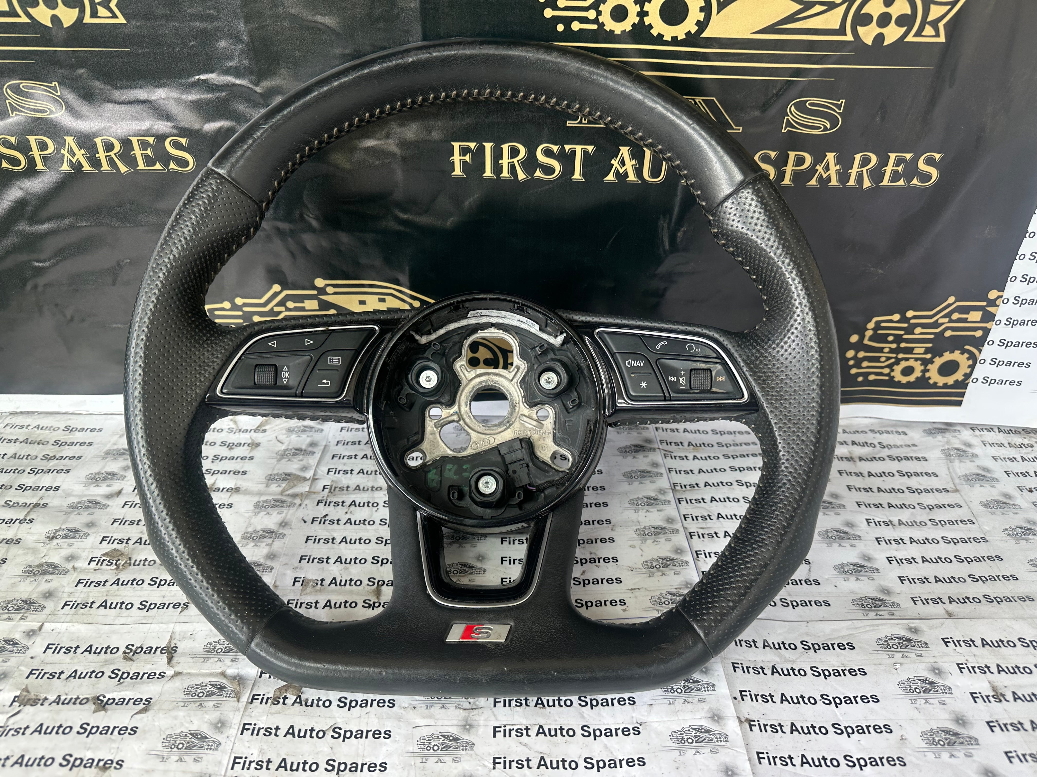 Audi S3 2017–2020 Facelift Flat Bottom Tiptronic Steering Wheel (62783001A)