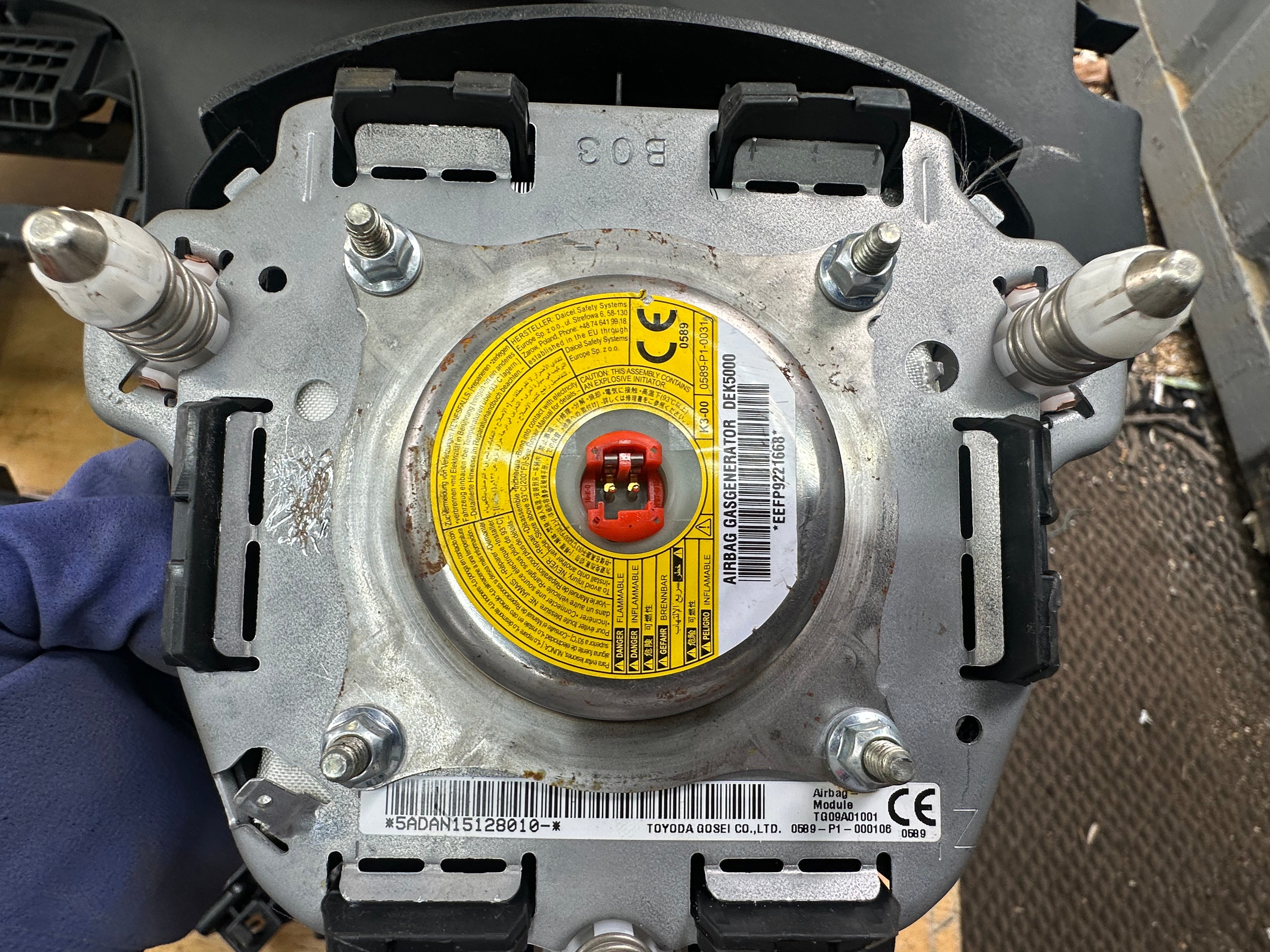 Toyota Aygo 2021 Dashboard with Airbag Kit