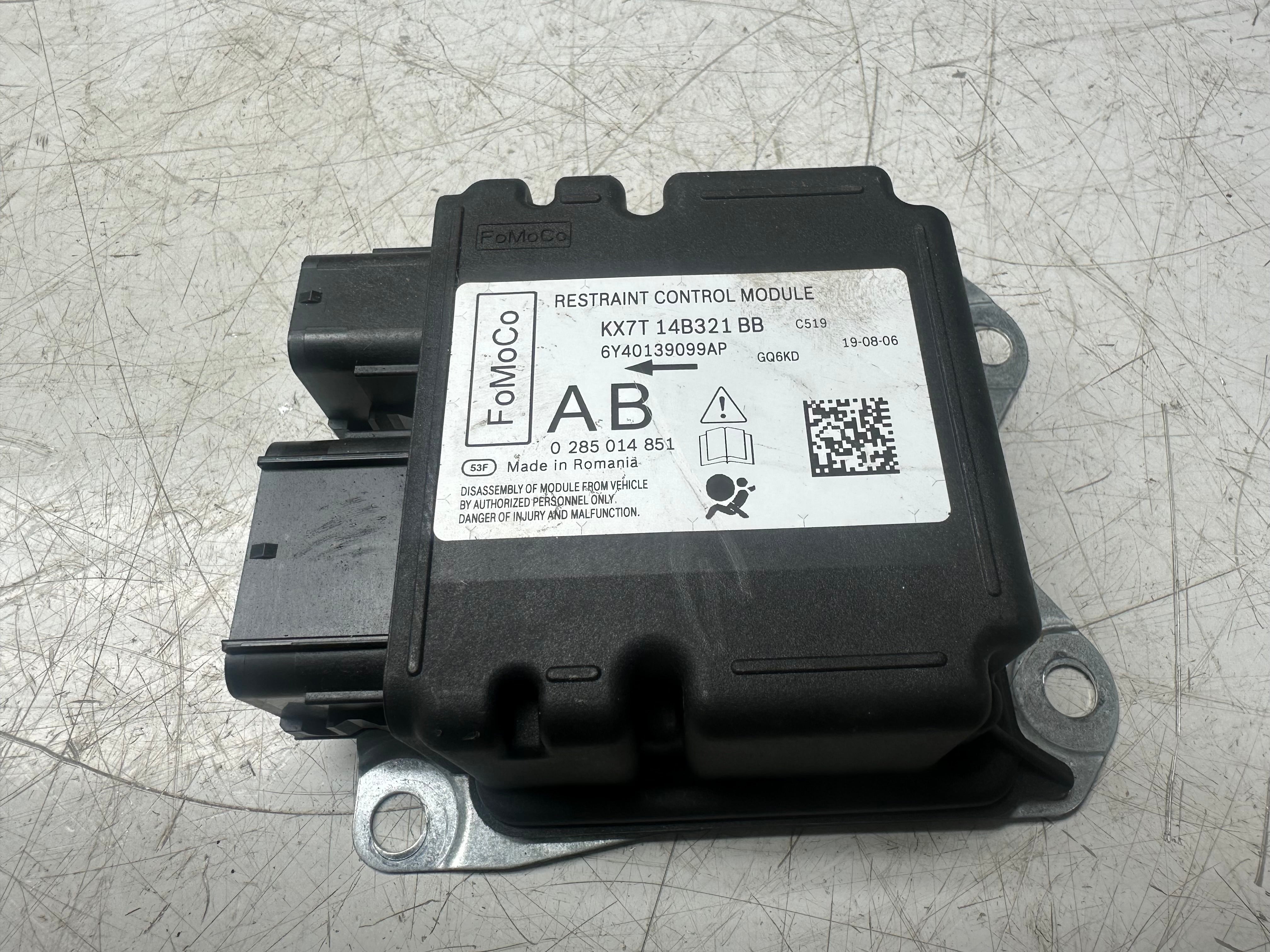 Ford Focus 2019–2024 Airbag Module ECU (KX7T-14B321-BB)