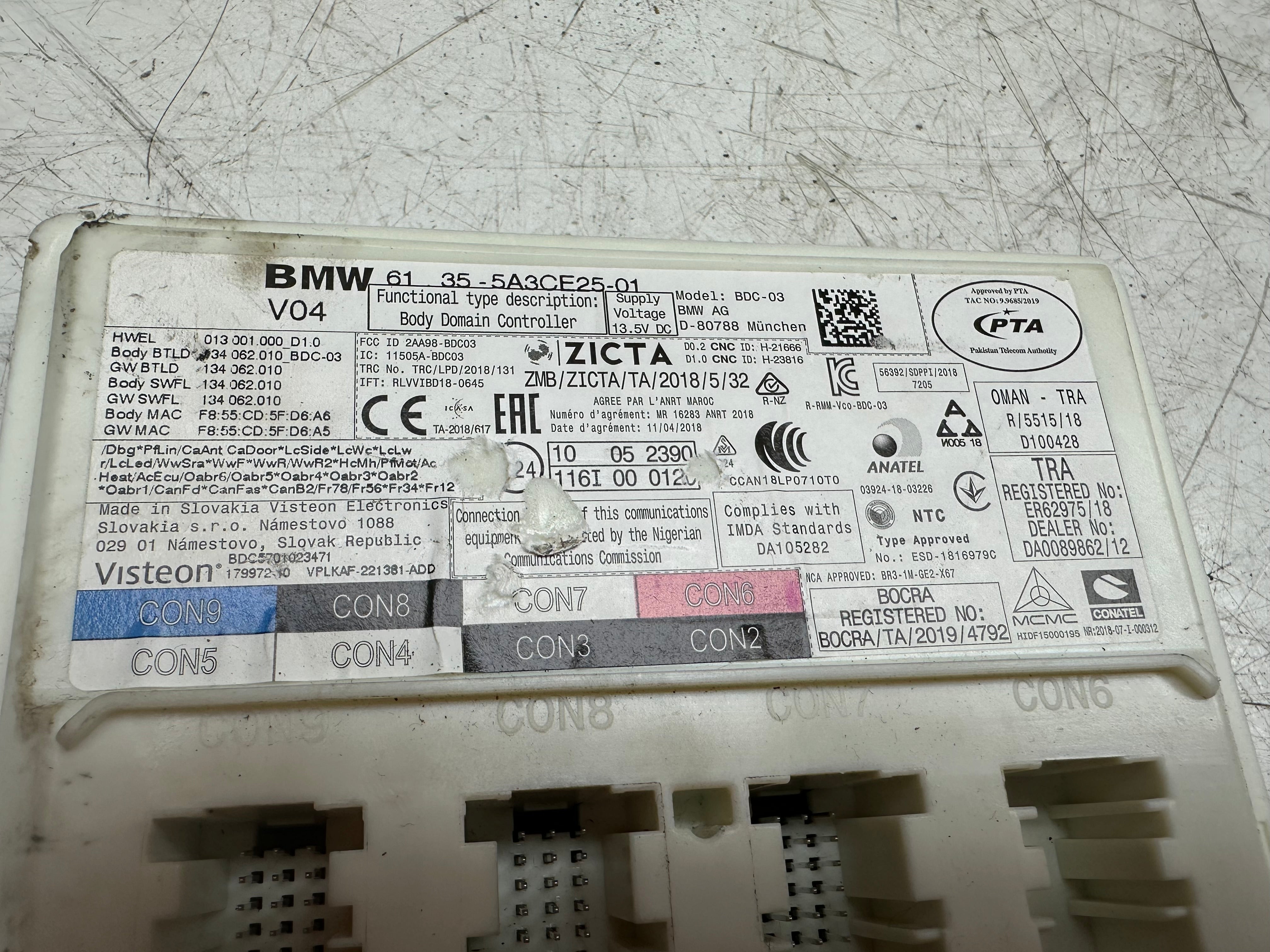 BMW 1 Series M Sport BCM Control Module 2019-2025 (5A3CE25-01)