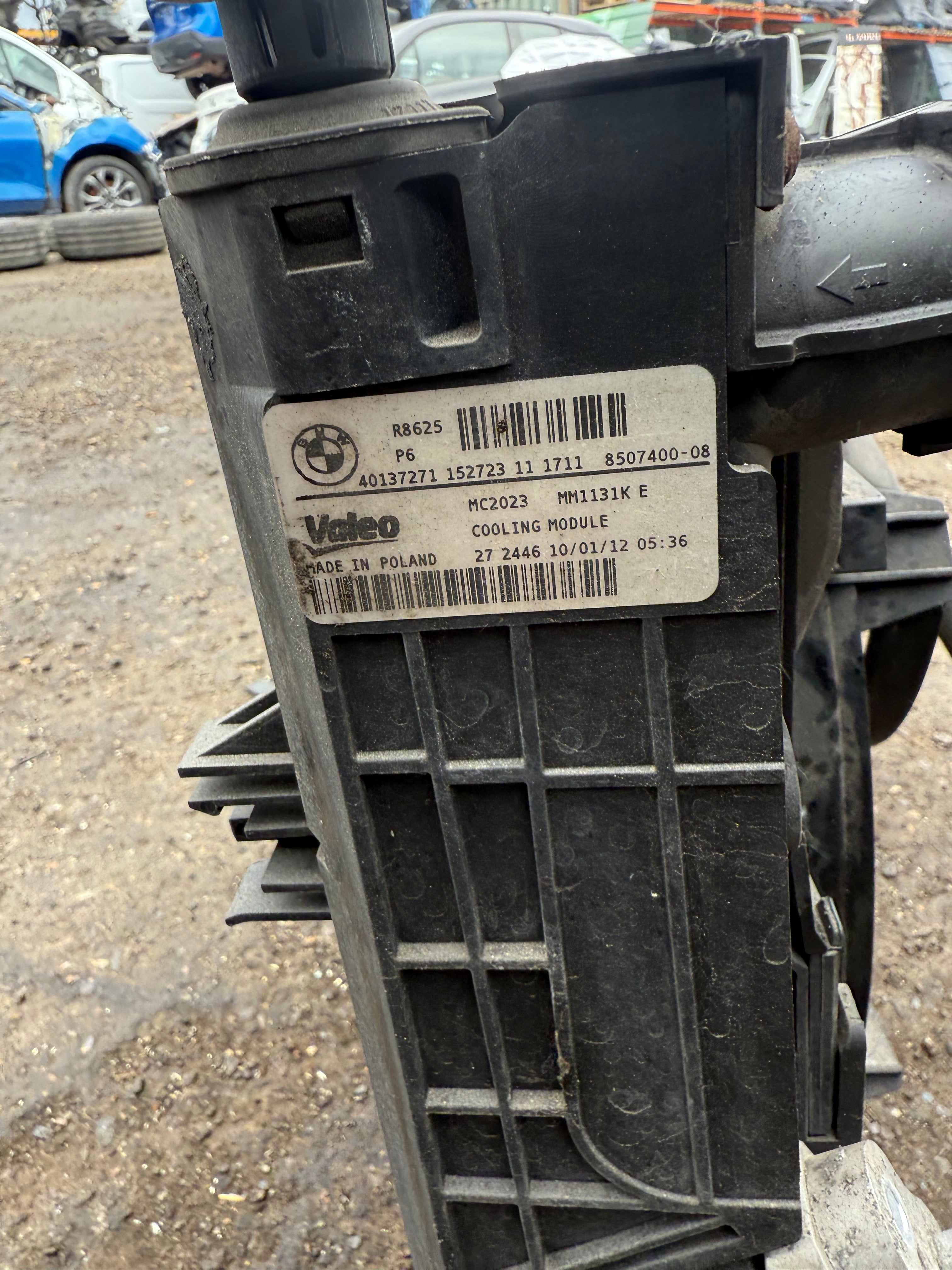 BMW 1 series radiator pack 1.6 petrol N13 engine manual