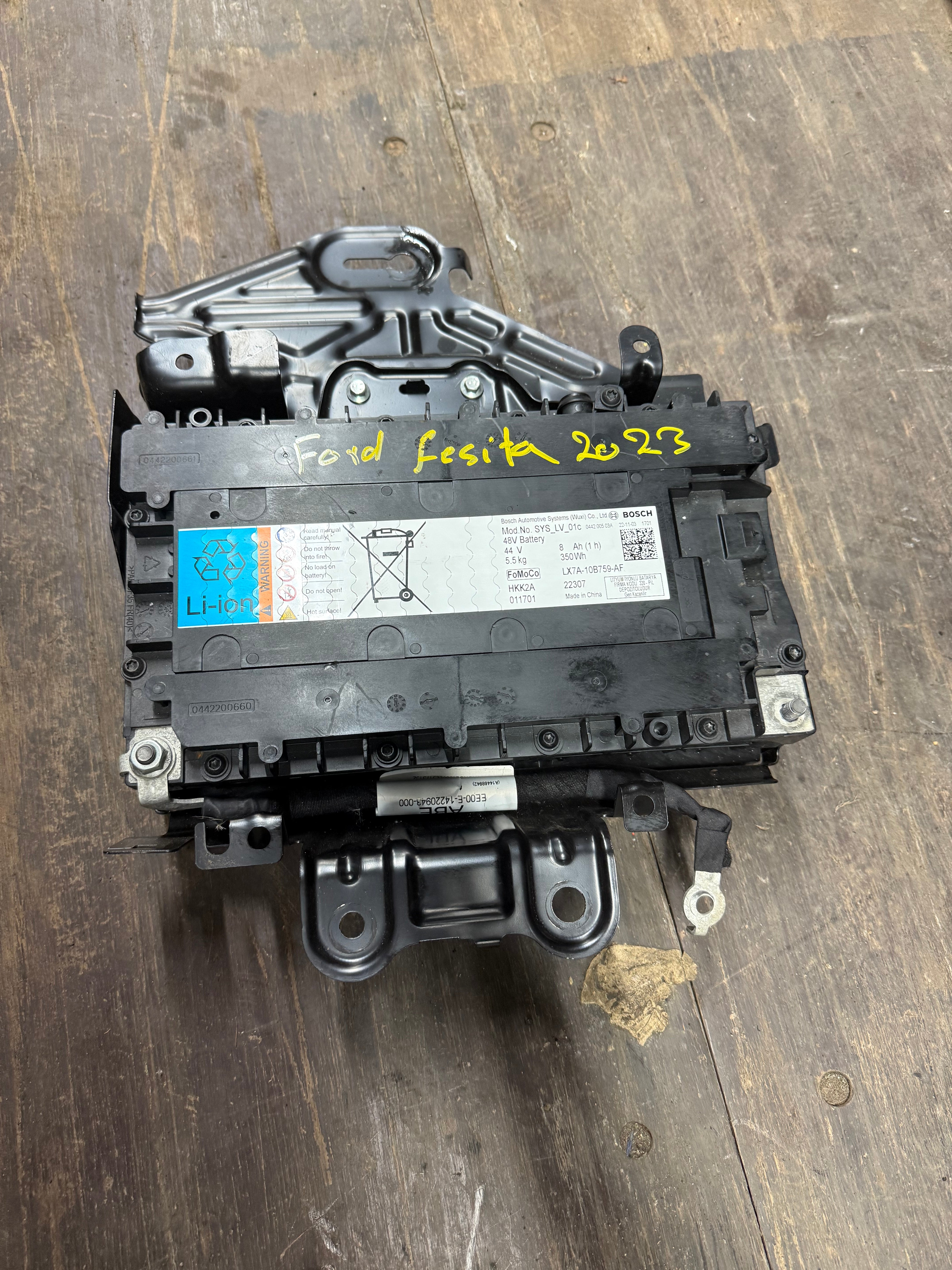 Ford Fiesta 2017-2023 Mild Hybrid Battery (LX7A10B759AF)