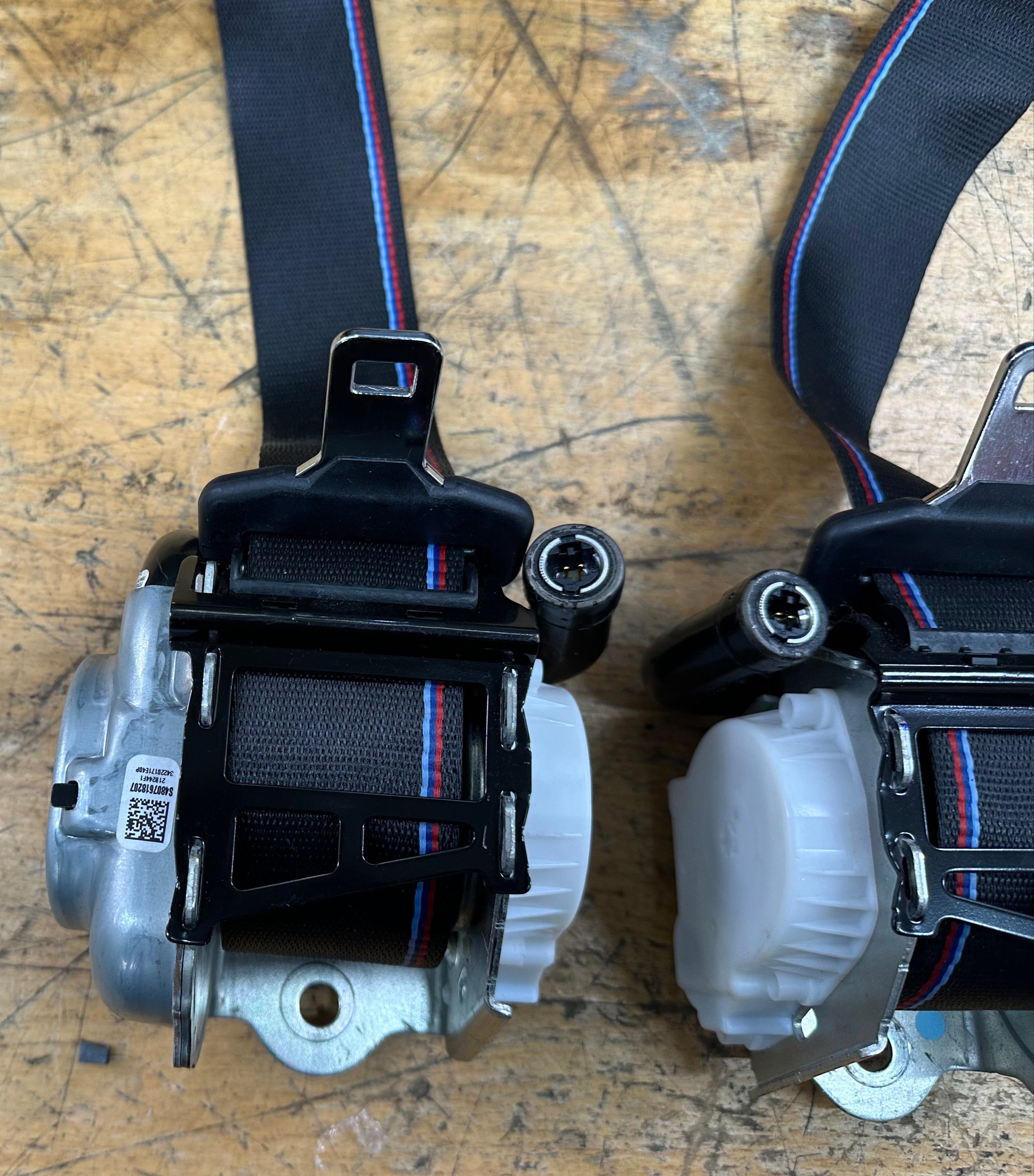 BMW X3M X4 G01 G02 F97 F98 Rear Left & Right Upper Seat Belts (34133470) (34133471)