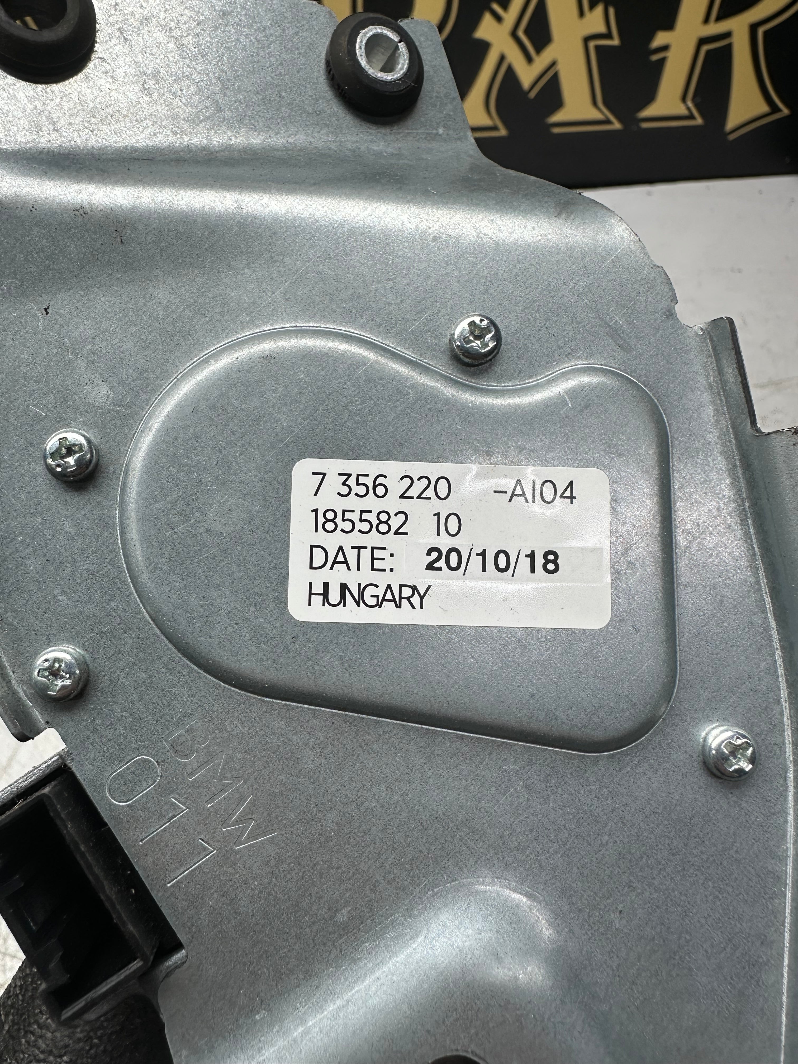 BMW 2 Series Gran Tourer F46 Rear Wiper Motor (2015–2022)(7356220)