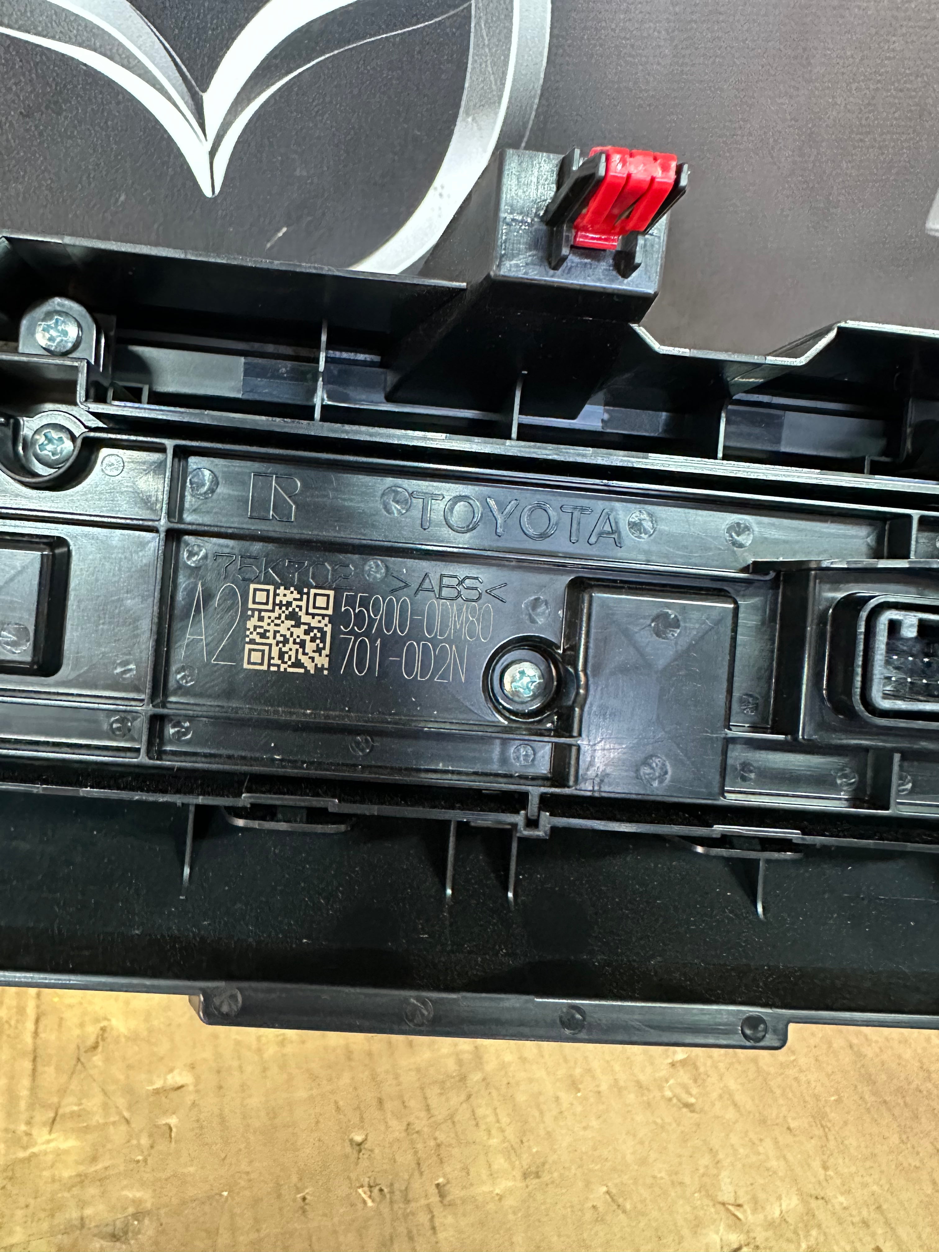 Toyota Yaris Cross 2022 A/C Heater Climate Control Buttons