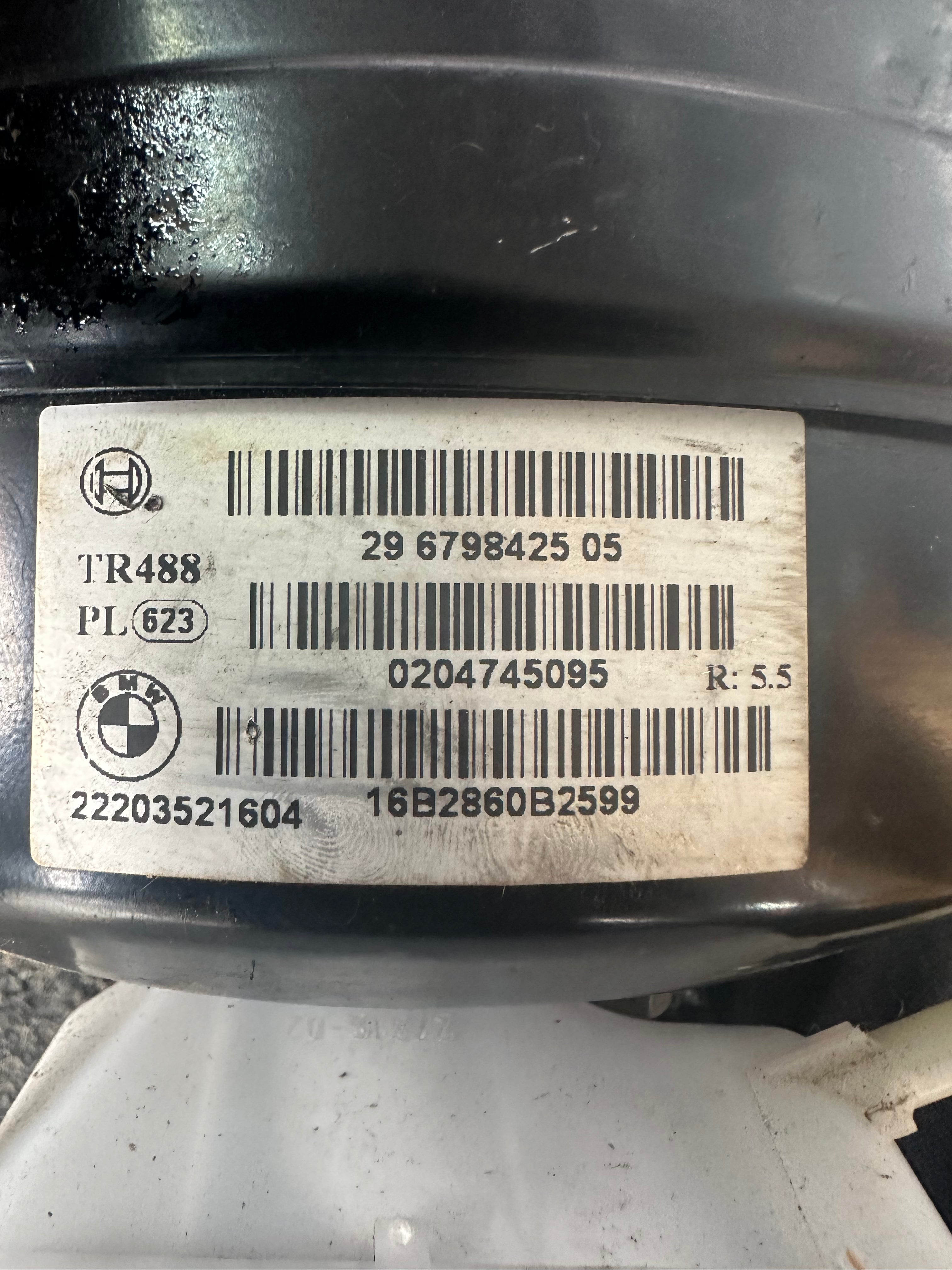 BMW 2016 Brake Booster