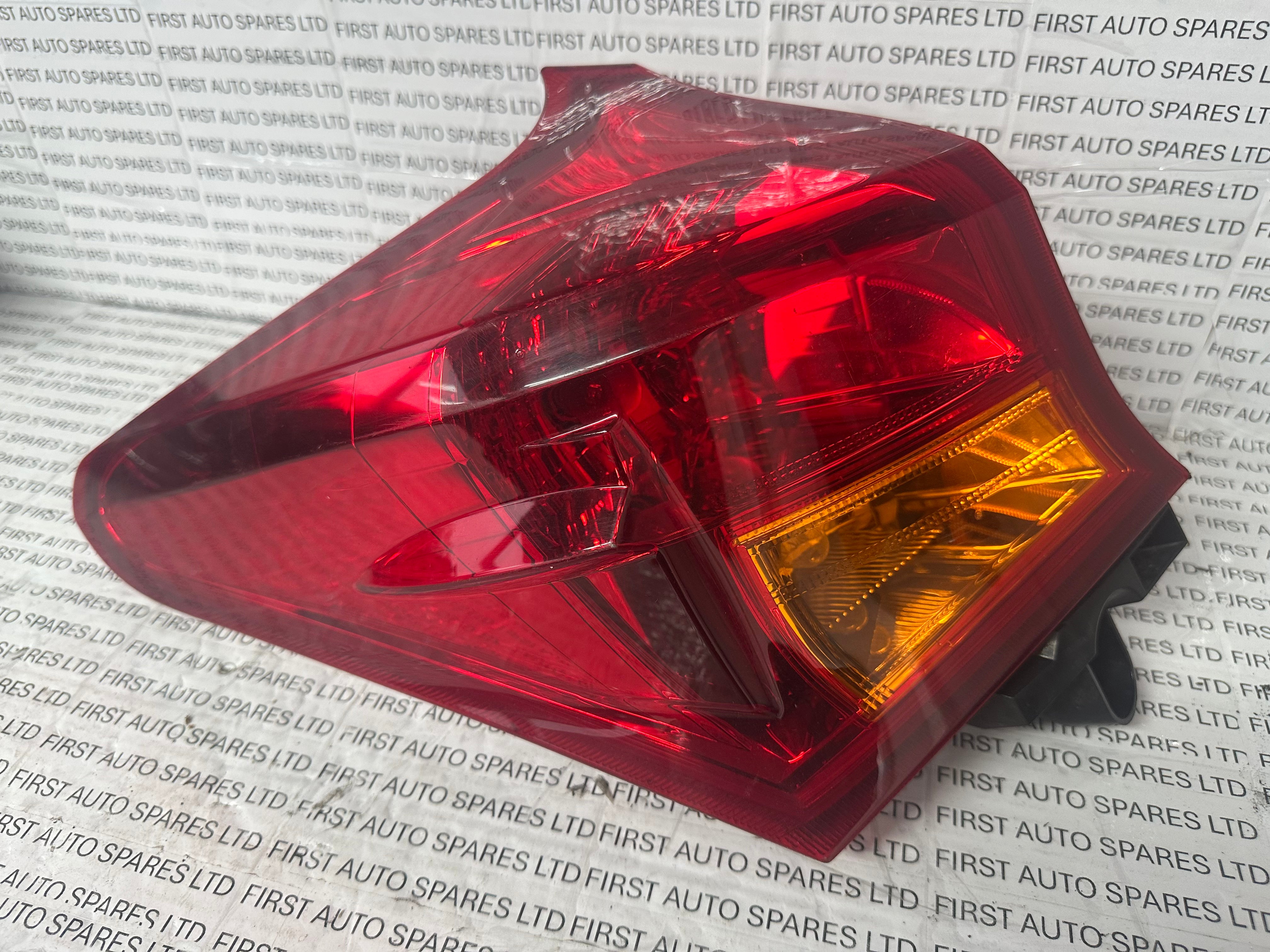 Toyota Auris 2013 Hatchback N/S/R Left Passenger Rear Tail Light (02-258)