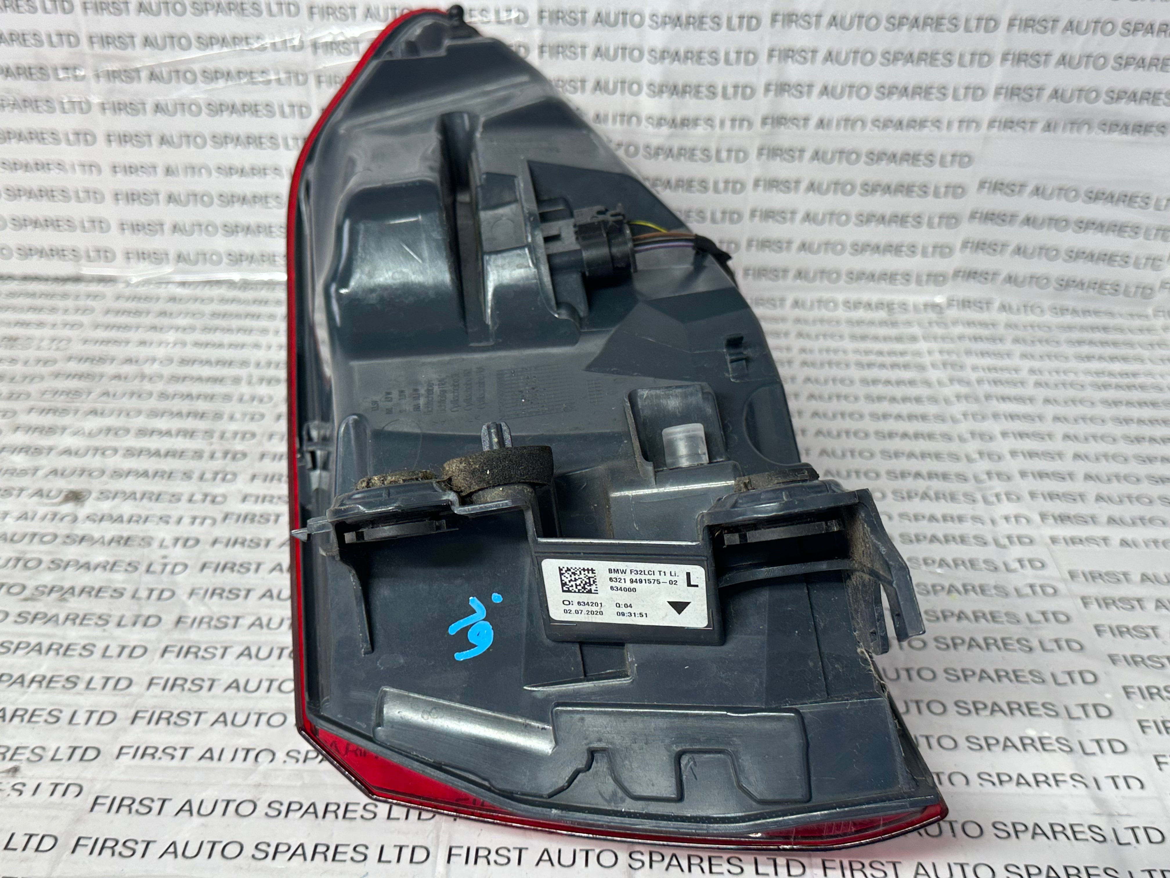 BMW 4 Series 2020 LCI F32 N/S/R Left Passenger Rear Tail Light (9491575-02)