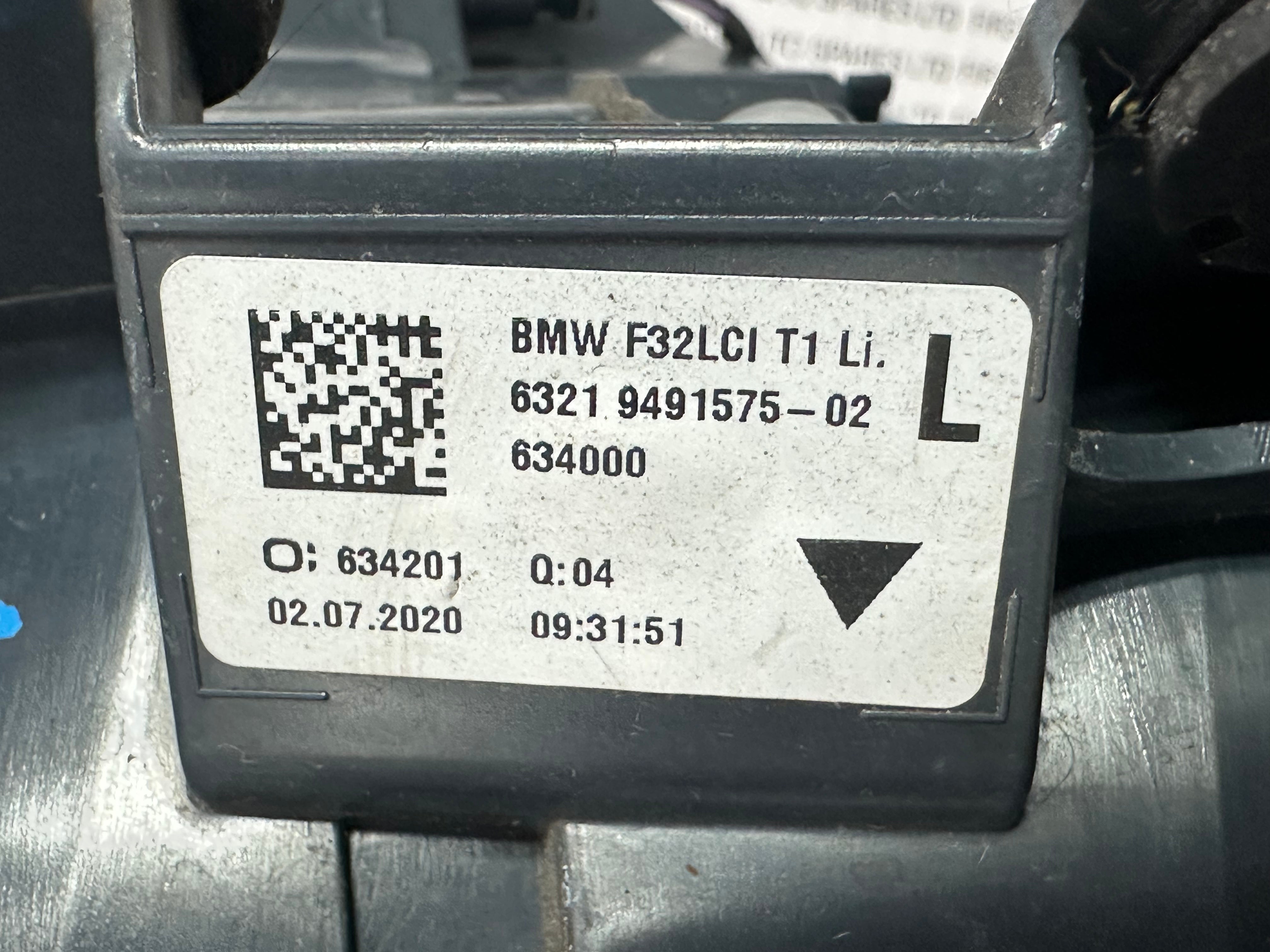 BMW 4 Series 2020 LCI F32 N/S/R Left Passenger Rear Tail Light (9491575-02)