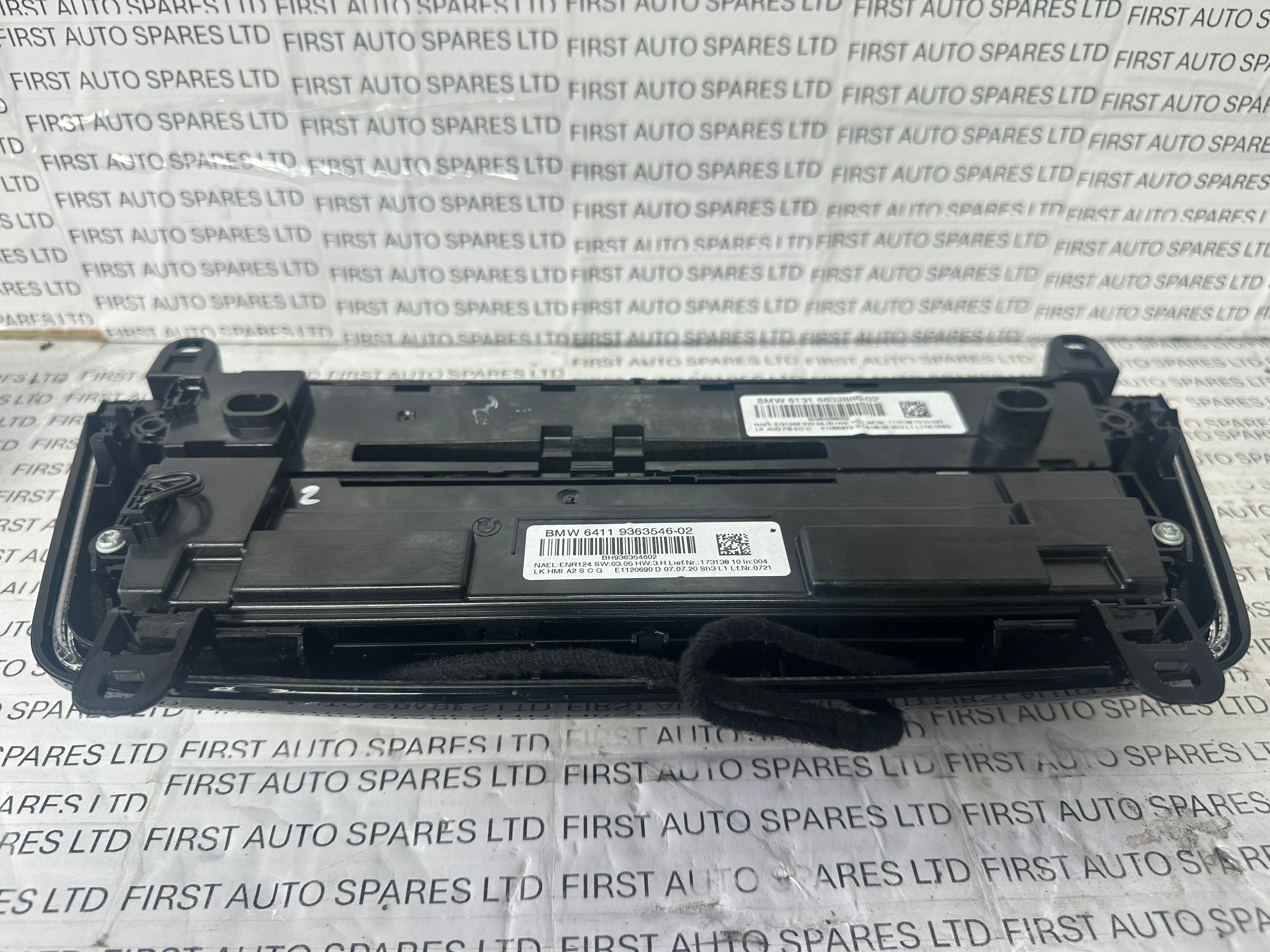 BMW 2 & 3 Series A/C Climate Control Panel (6832880-02) (9363546-02)