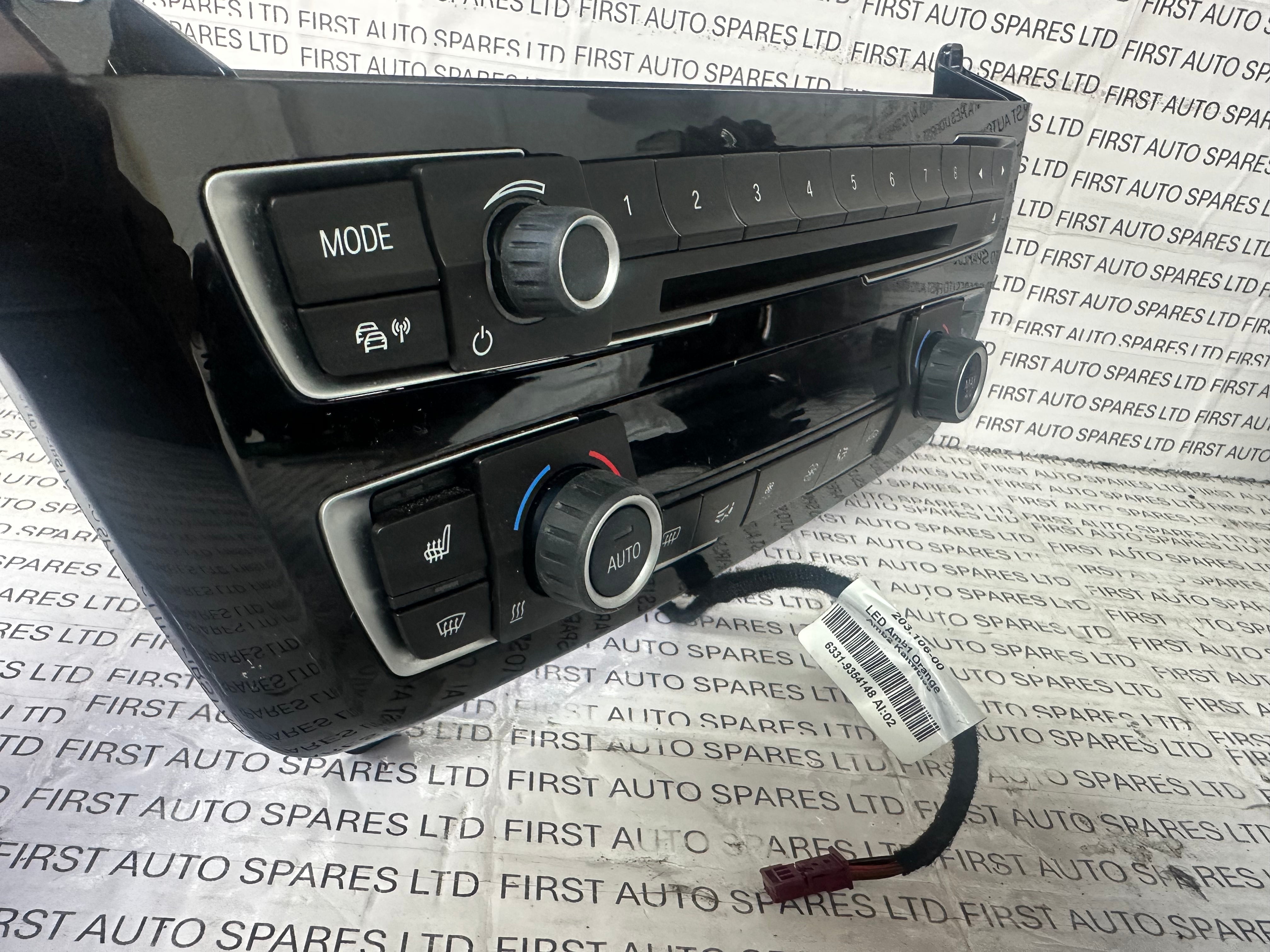 BMW 2 & 3 Series A/C Climate Control Panel (6832880-02) (9363546-02)