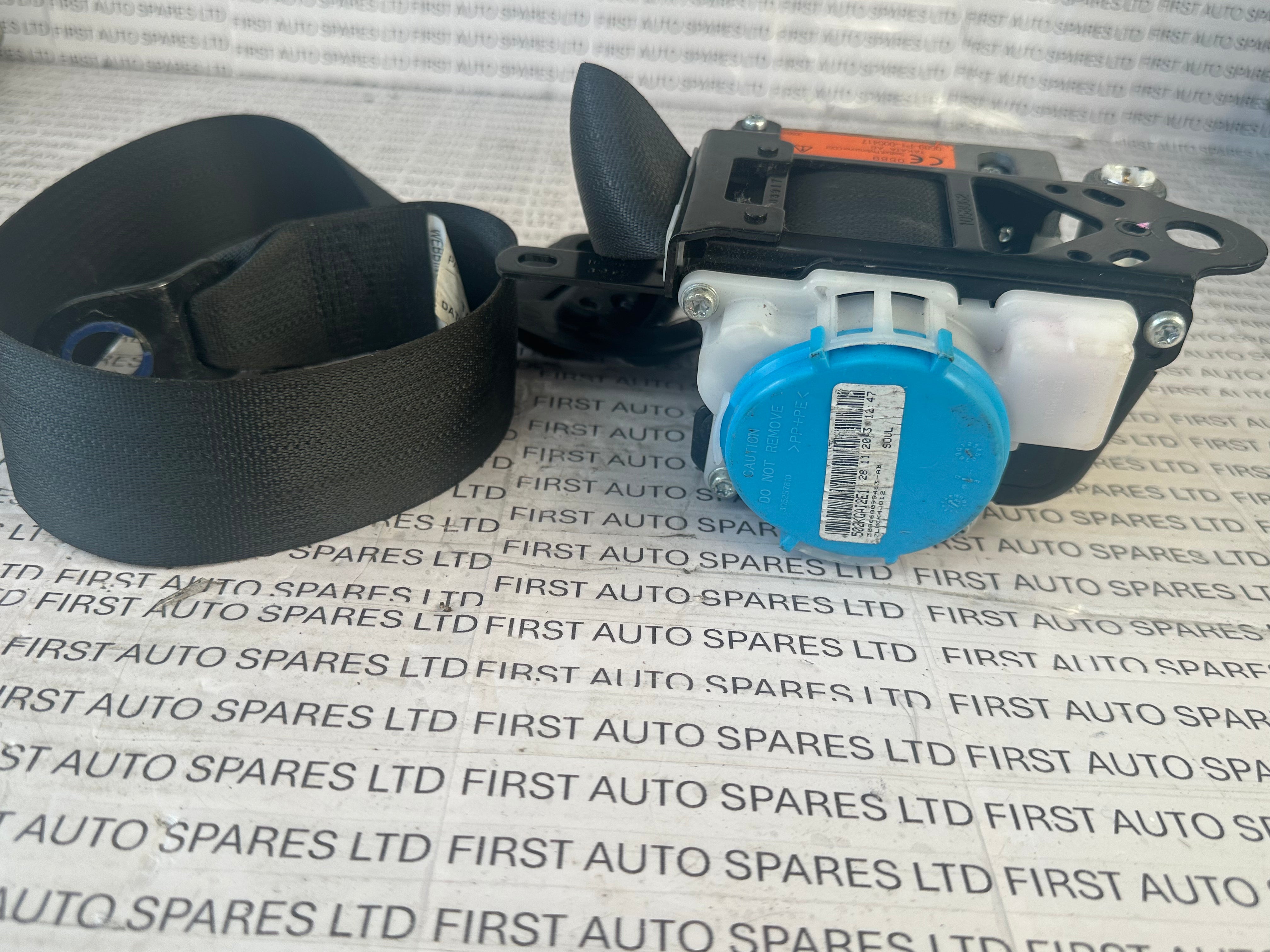 TOYOTA YARIS 2013 RIGHT FRONT SEATBELT