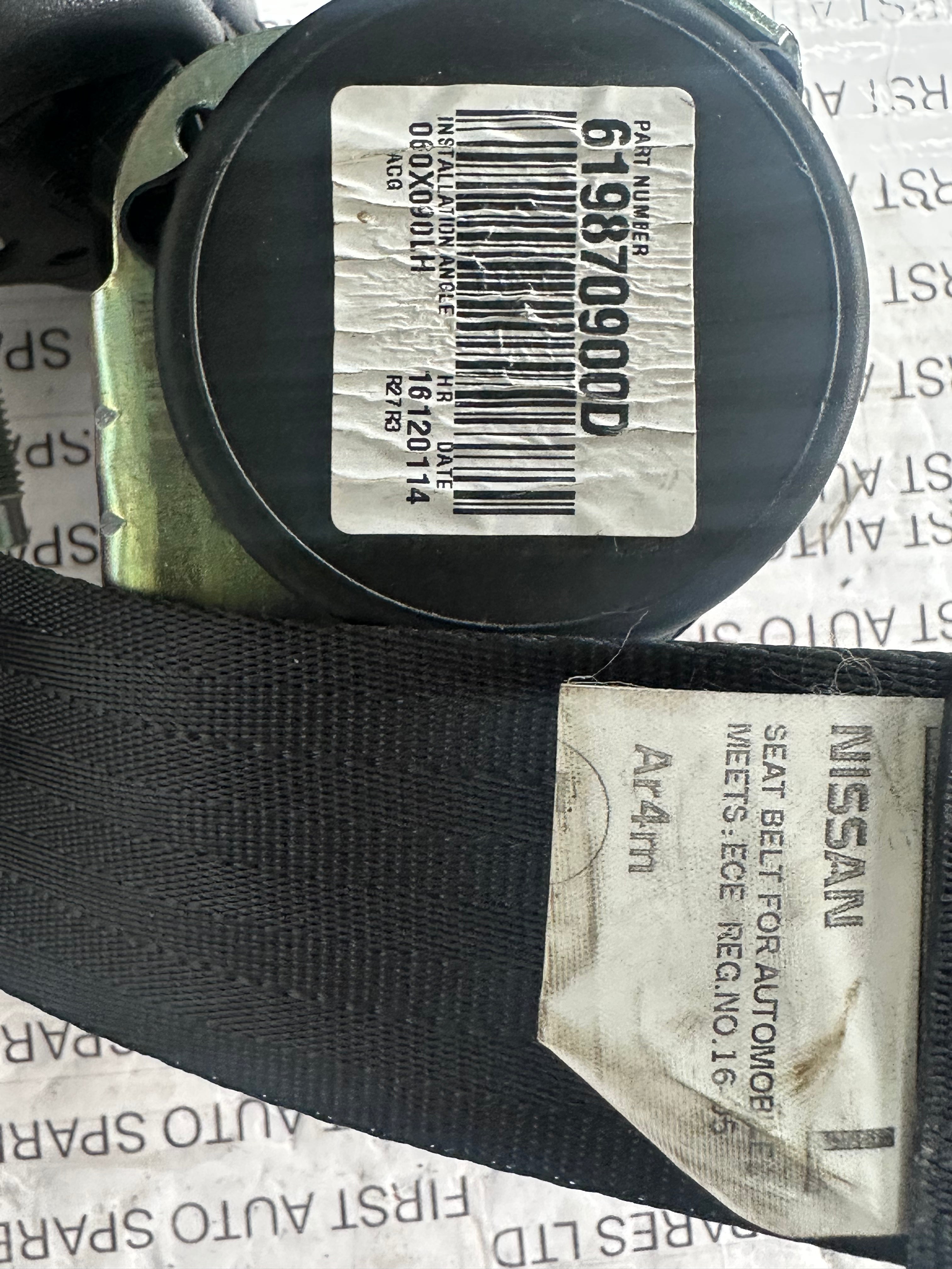 Nissan Juke 2014 Front Left Seatbelt