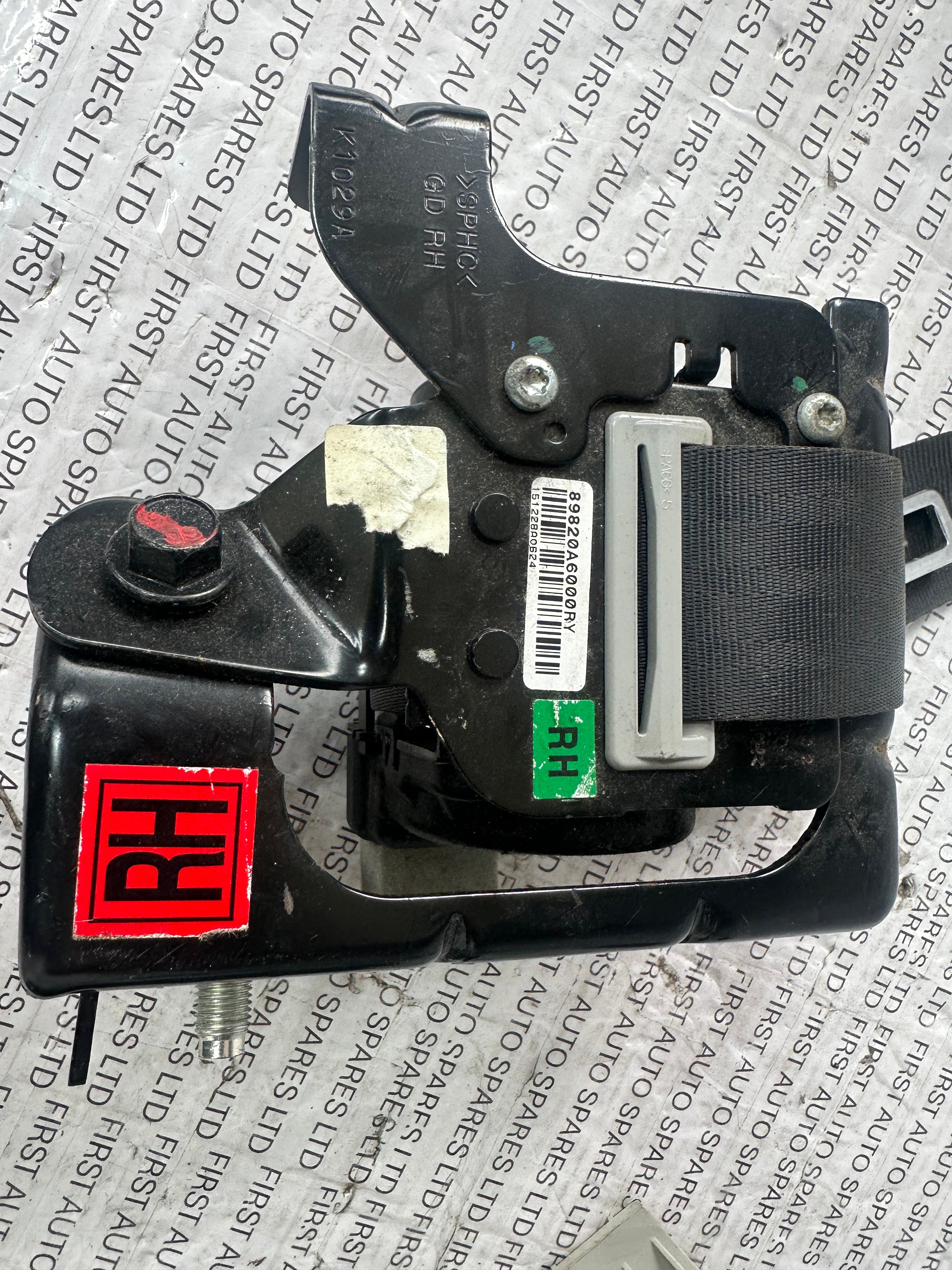 Hyundai i30 2016 Right Rear Seat Belt 89820A6000