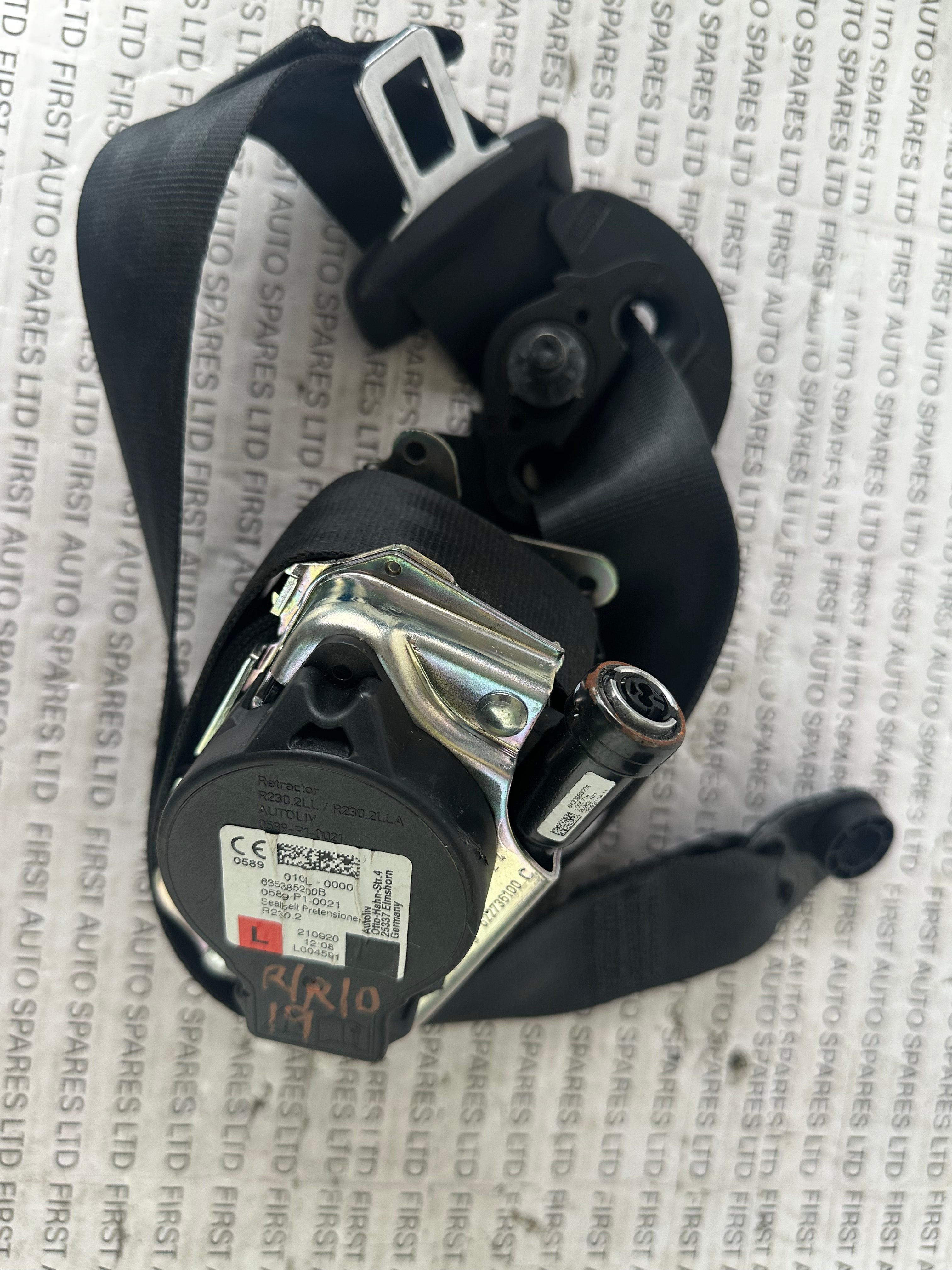 Land Rover Discovery Sport Front Passenger's Left Seatbelt (L004591) (635385200B)