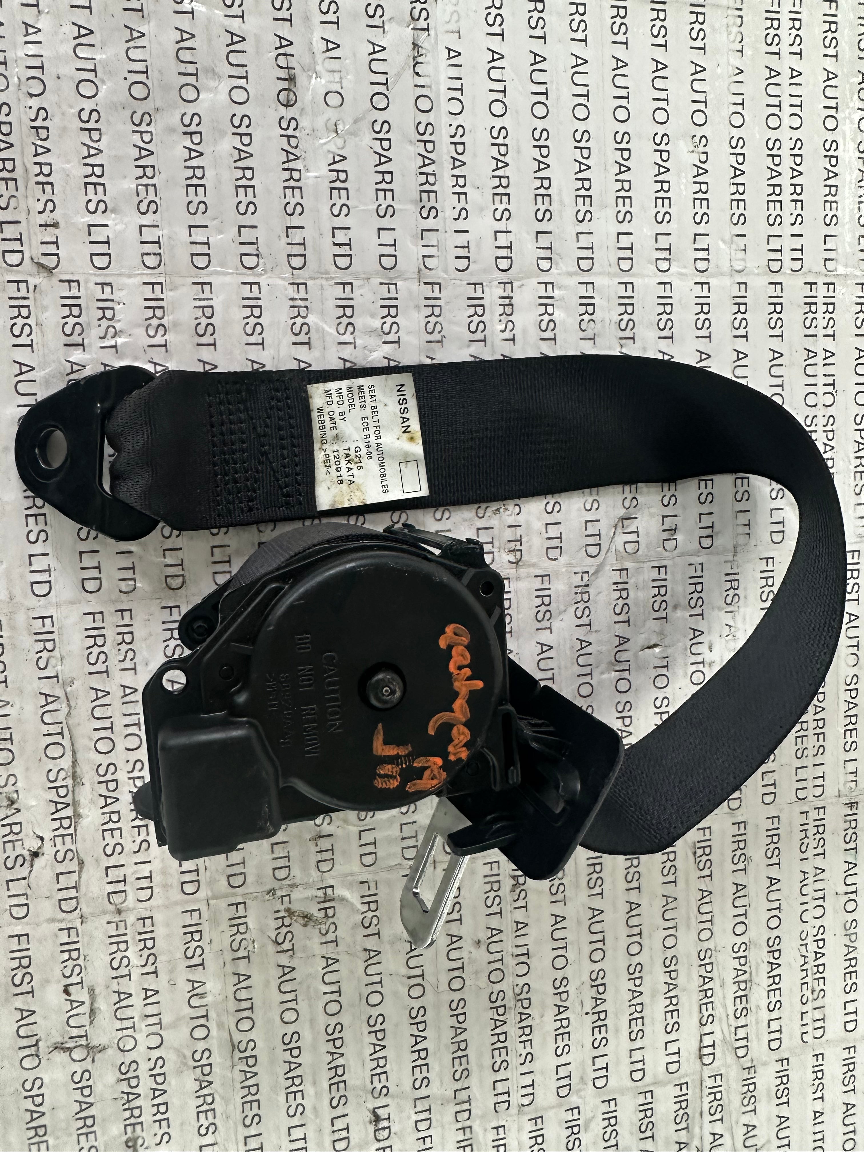Nissan Qashqai J11 2014 Rear Right Seatbelt (G215 / 80920AA8)