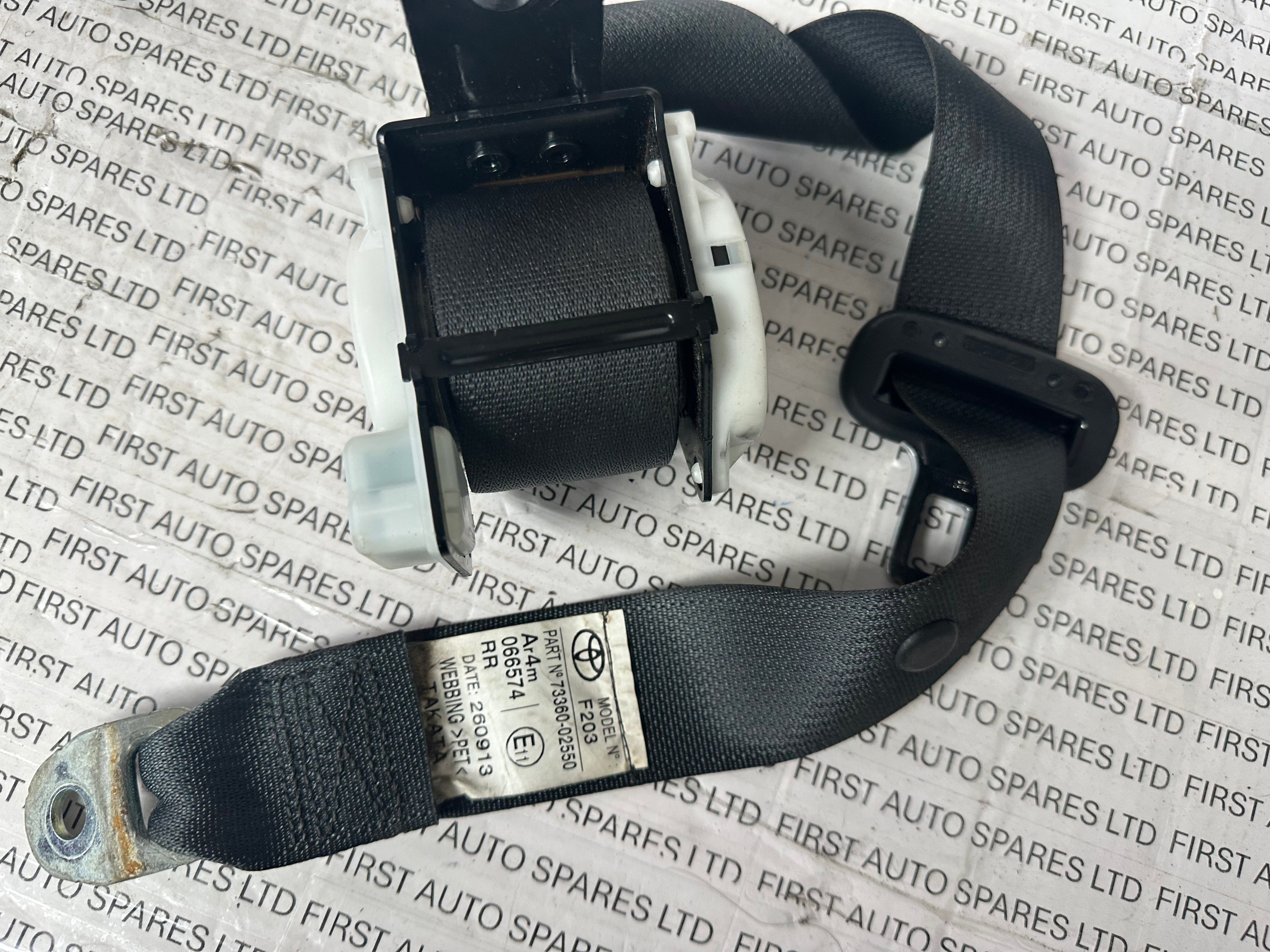 Toyota Auris 2013 Right Side Rear Seat Belt (73360-02550)